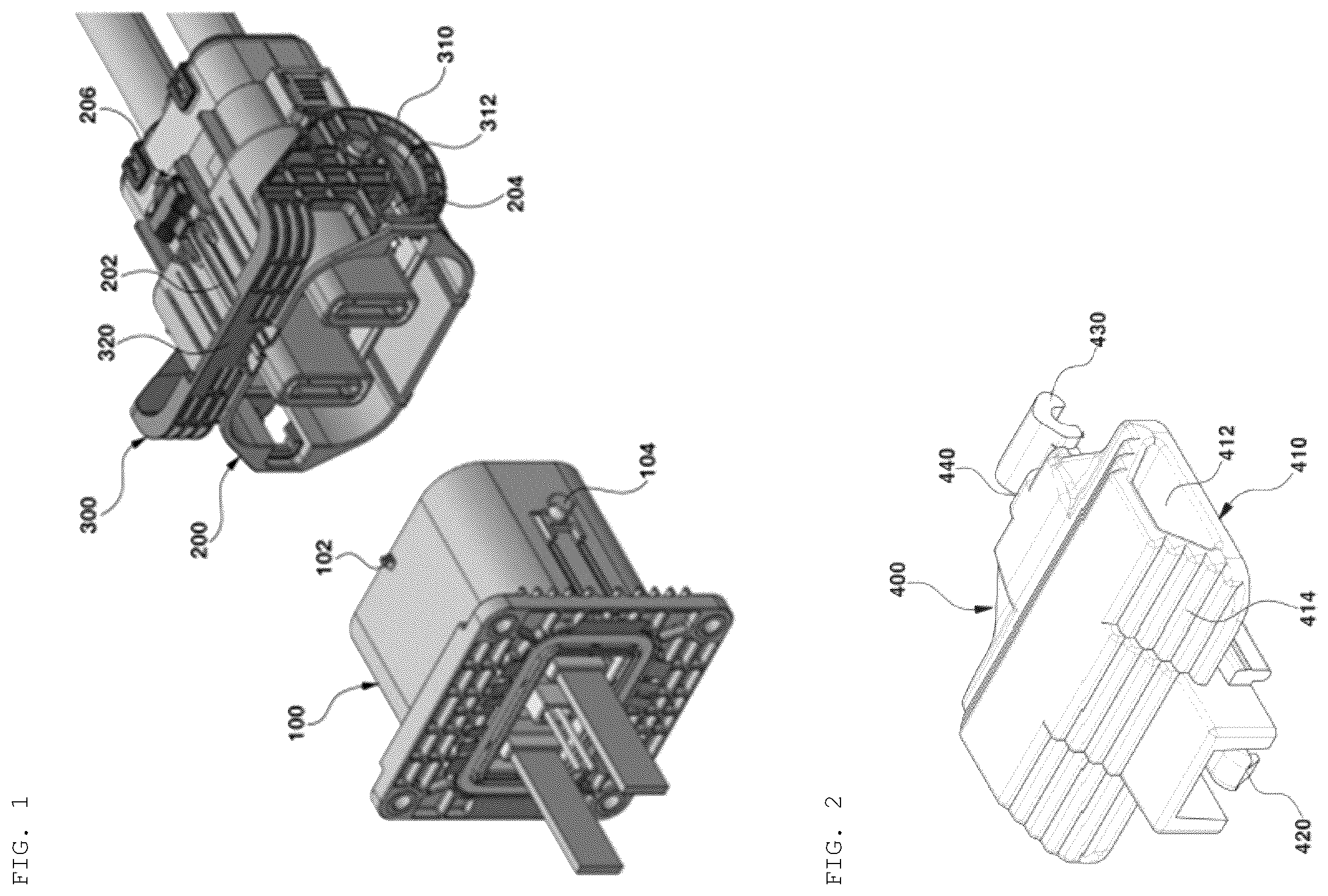 Patent US11824308 Figure 1 – Connector assembly having a device for dual position confirmation