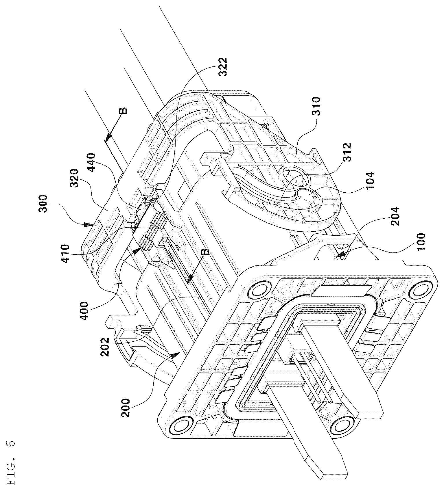 Patent US11824308 Figure 4 – Connector assembly having a device for dual position confirmation