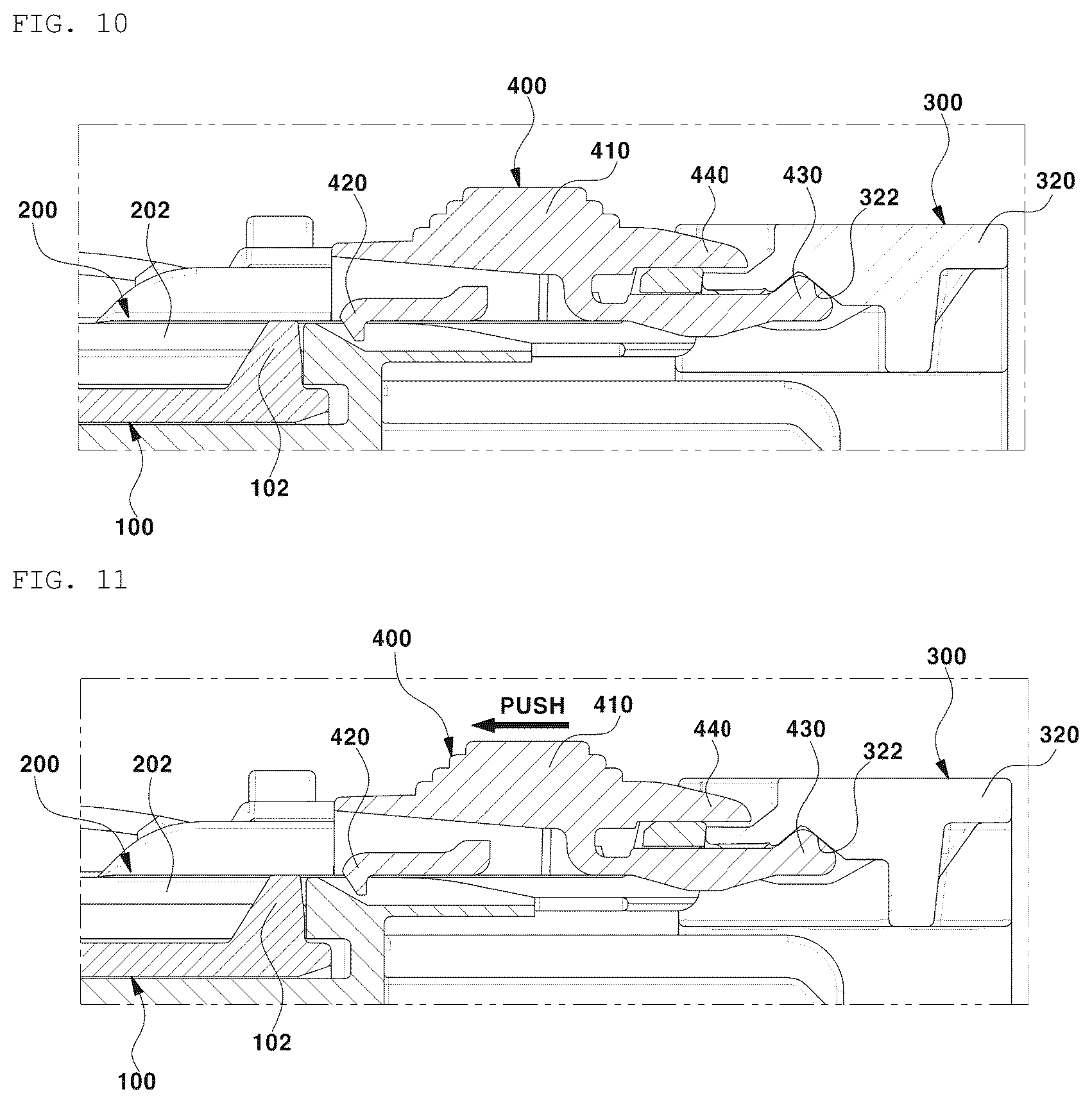 Patent US11824308 Figure 7 – Connector assembly having a device for dual position confirmation