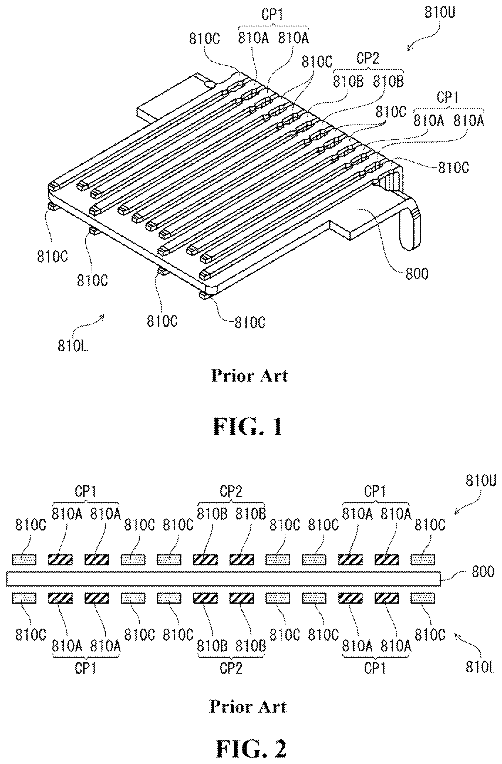 Patent US11824310 Figure 1 – Electrical connector and electronic device