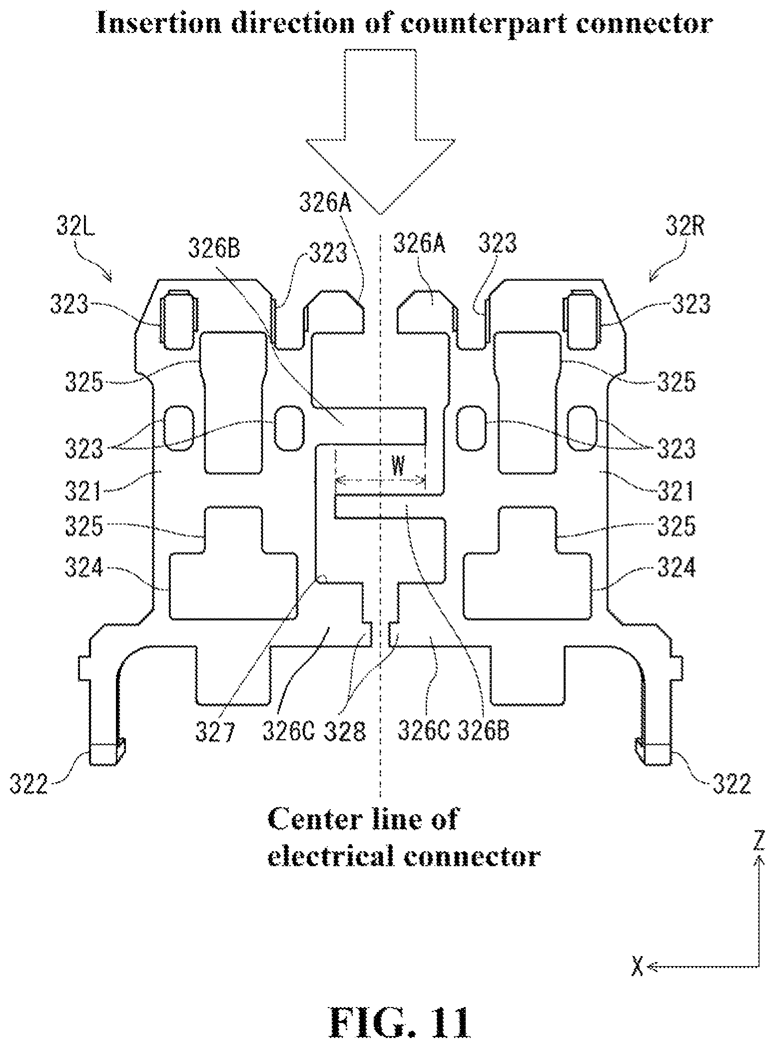 Patent US11824310 Figure 10 – Electrical connector and electronic device