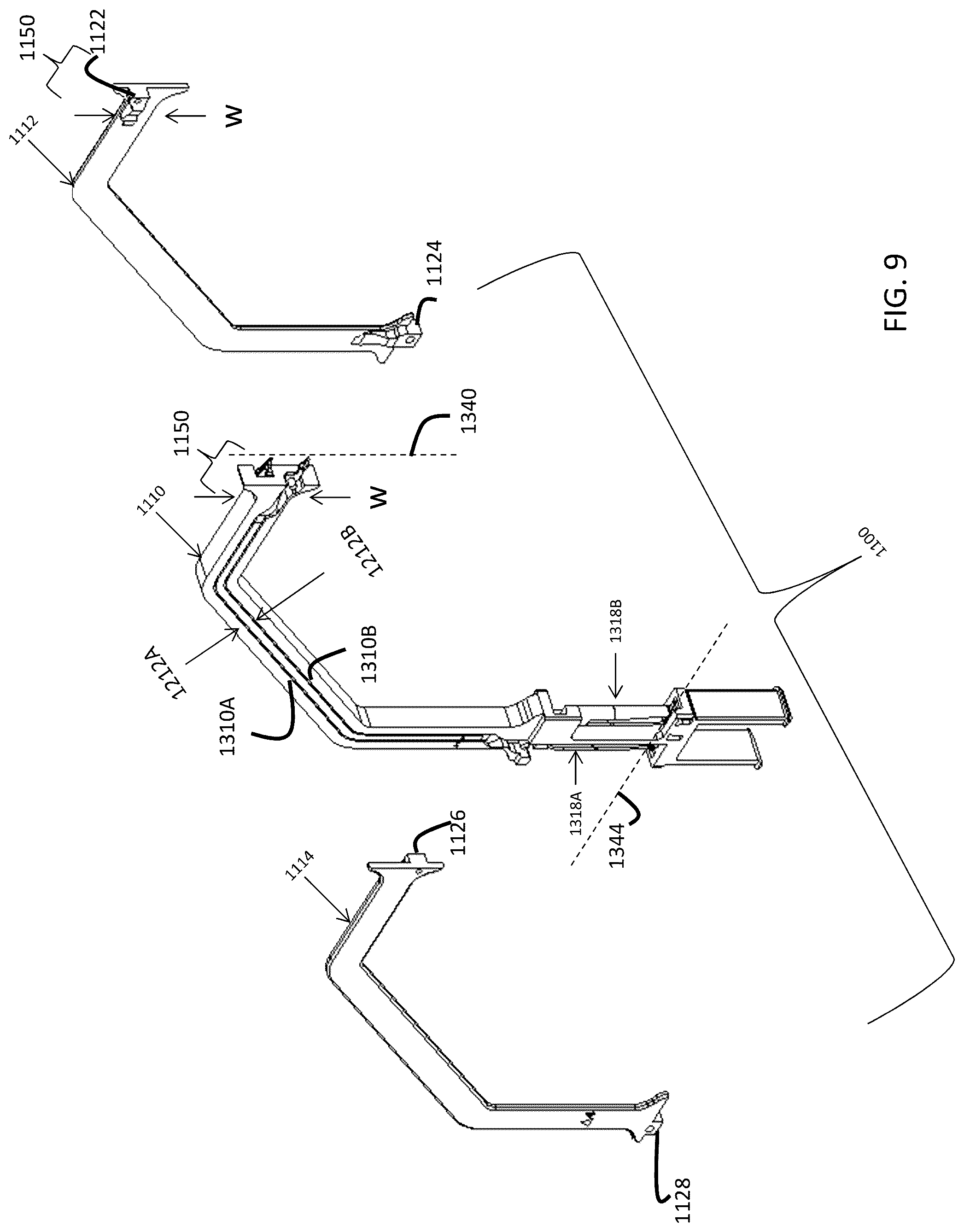 Patent US11824311 Figure 9 – Connector for low loss interconnection system