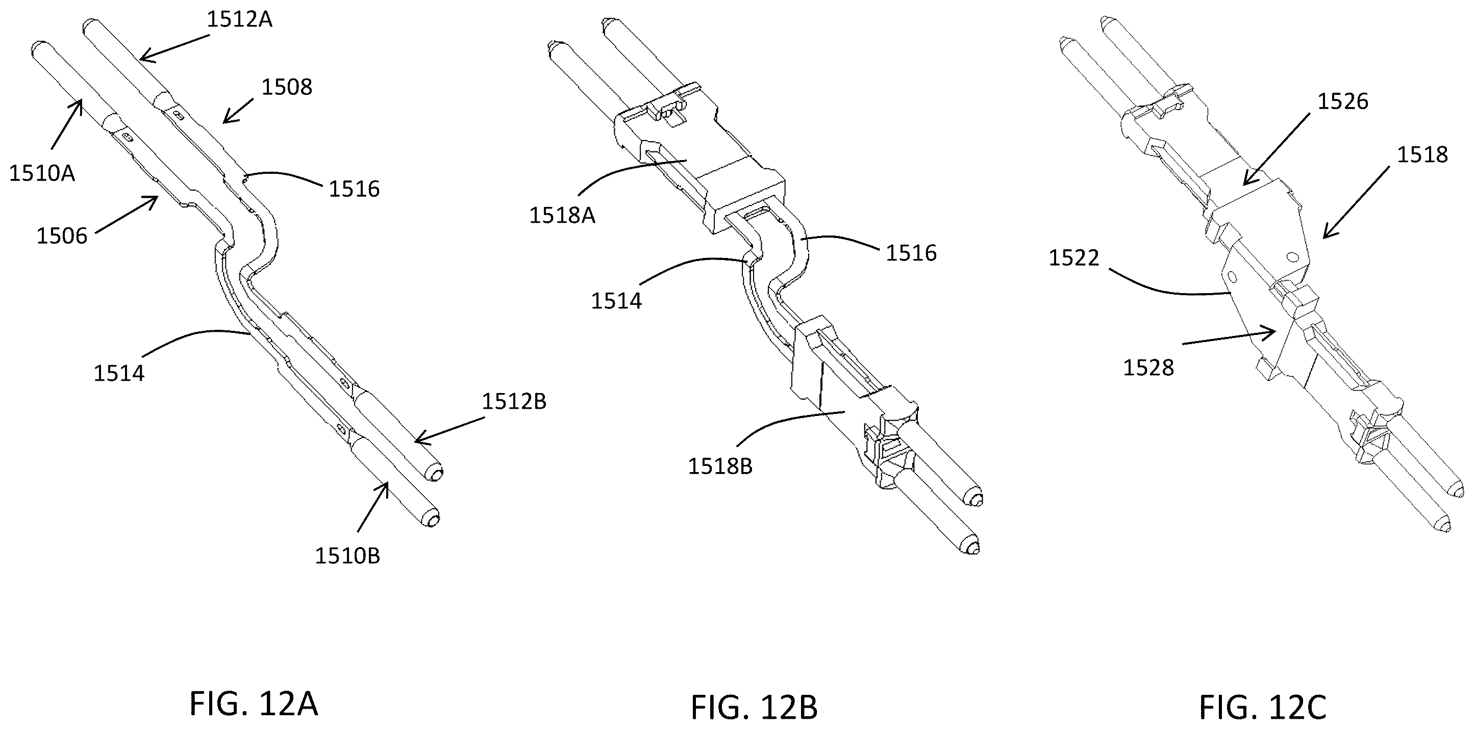 Patent US11824311 Figure 12 – Connector for low loss interconnection system