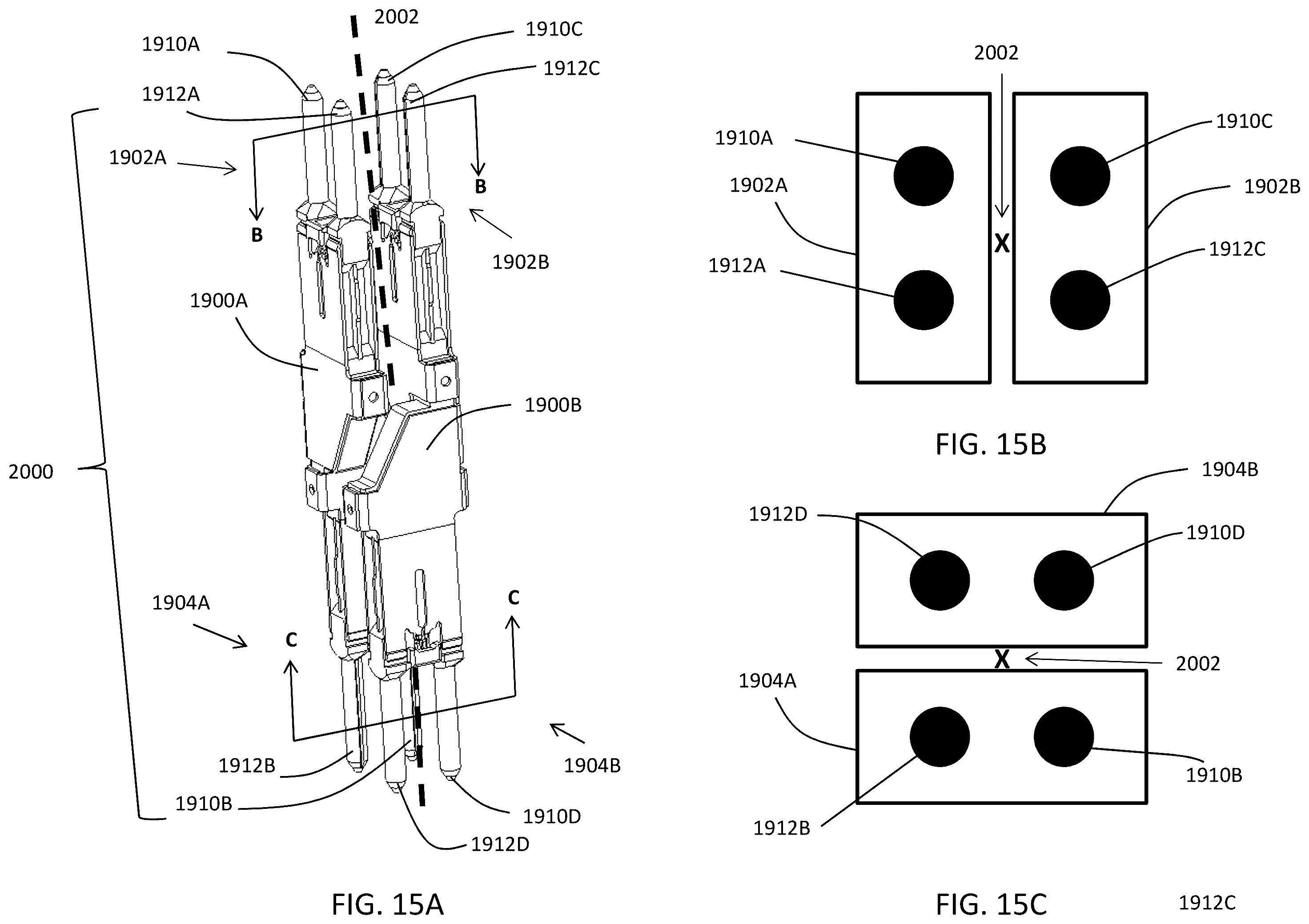 Patent US11824311 Figure 15 – Connector for low loss interconnection system