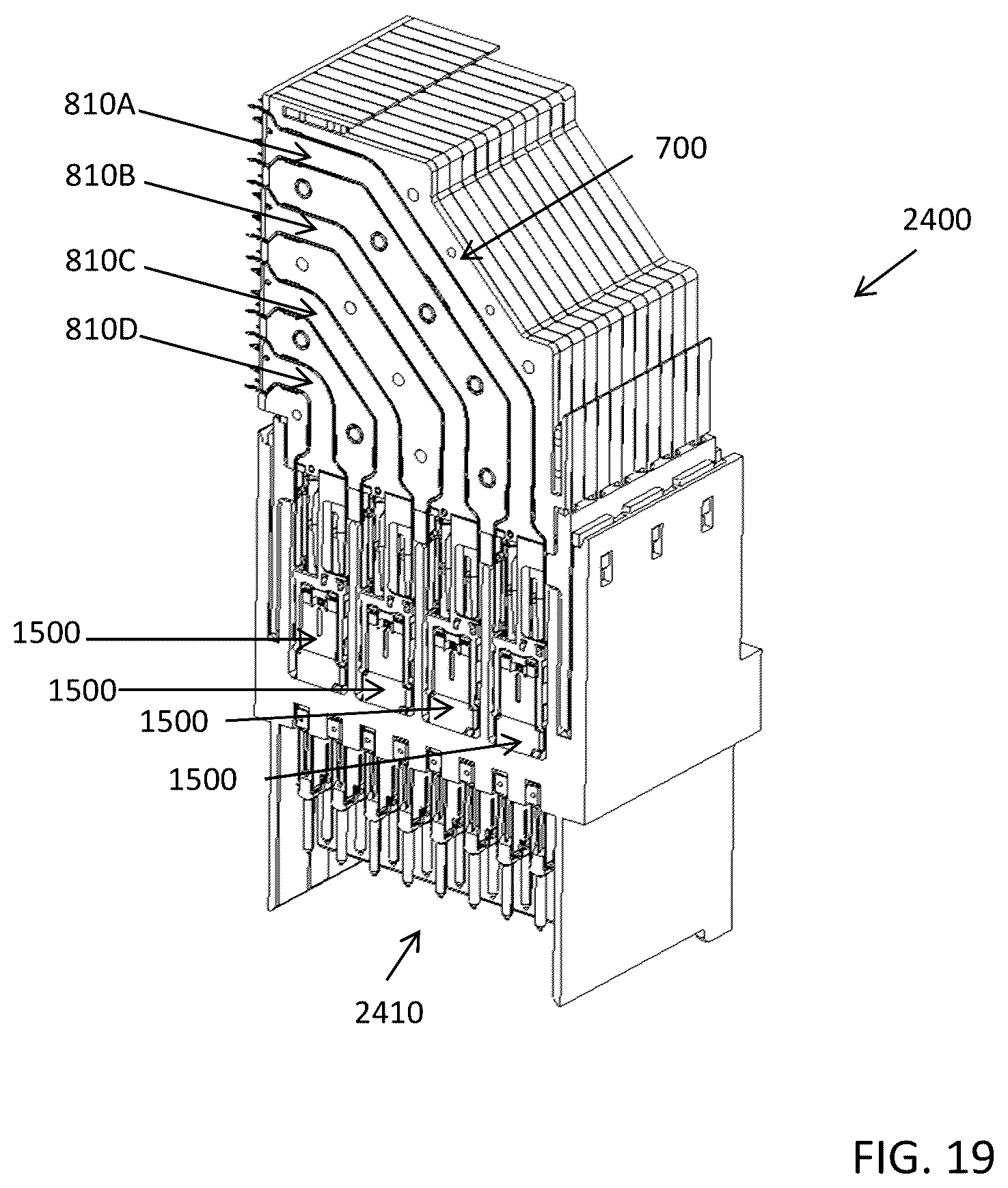 Patent US11824311 Figure 19 – Connector for low loss interconnection system