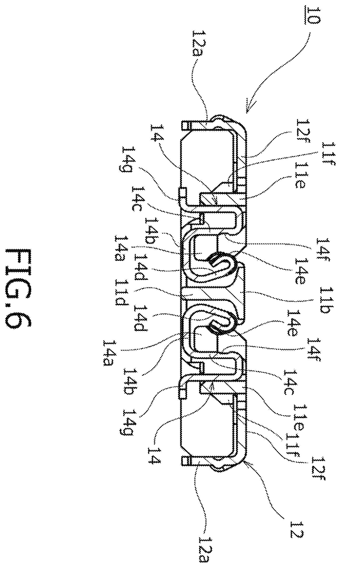 Patent US11824312 Figure 6 – Board-connecting electric connector device
