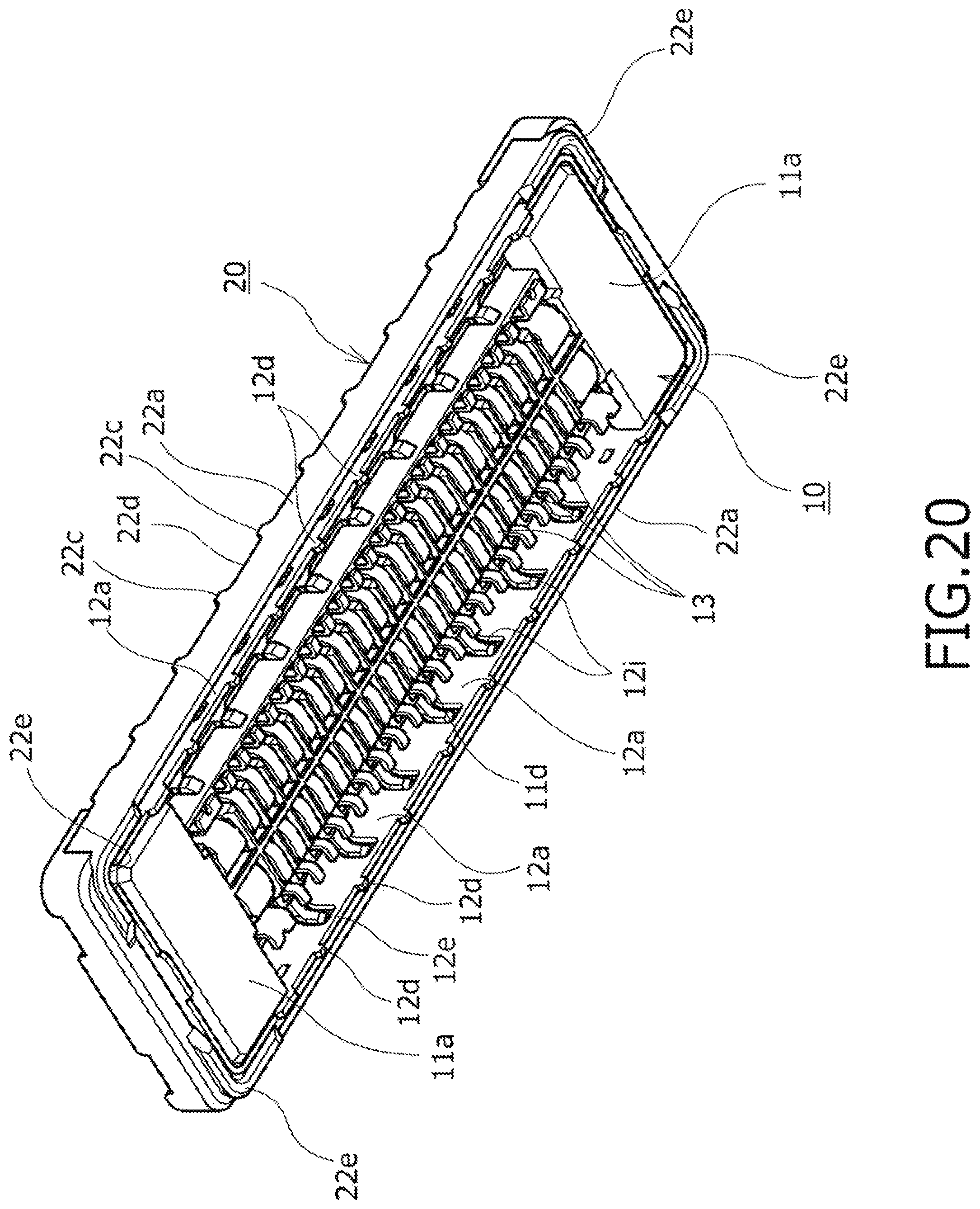 Patent US11824312 Figure 20 – Board-connecting electric connector device