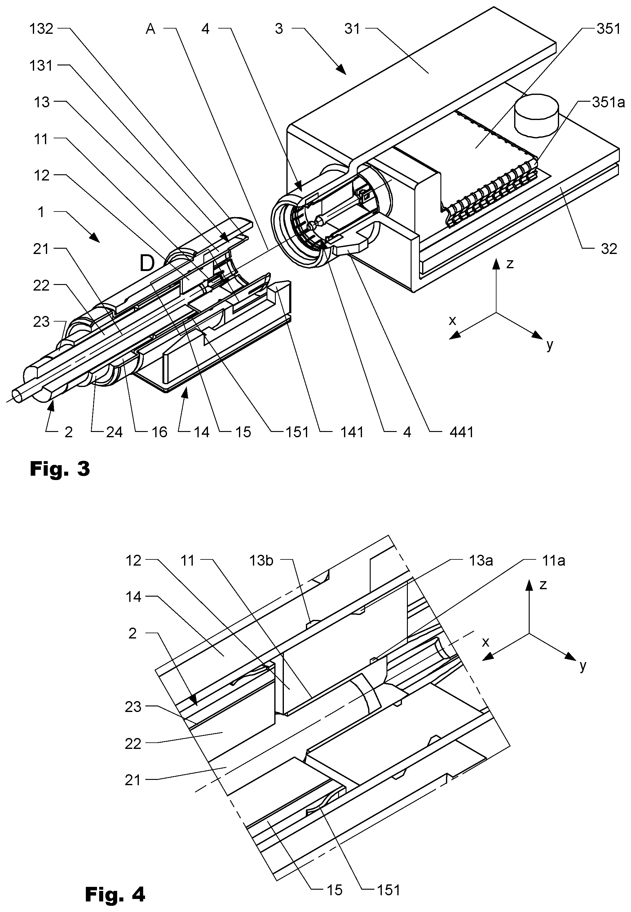 Patent US11824315 Figure 2 – Coaxial connector and cable assembly