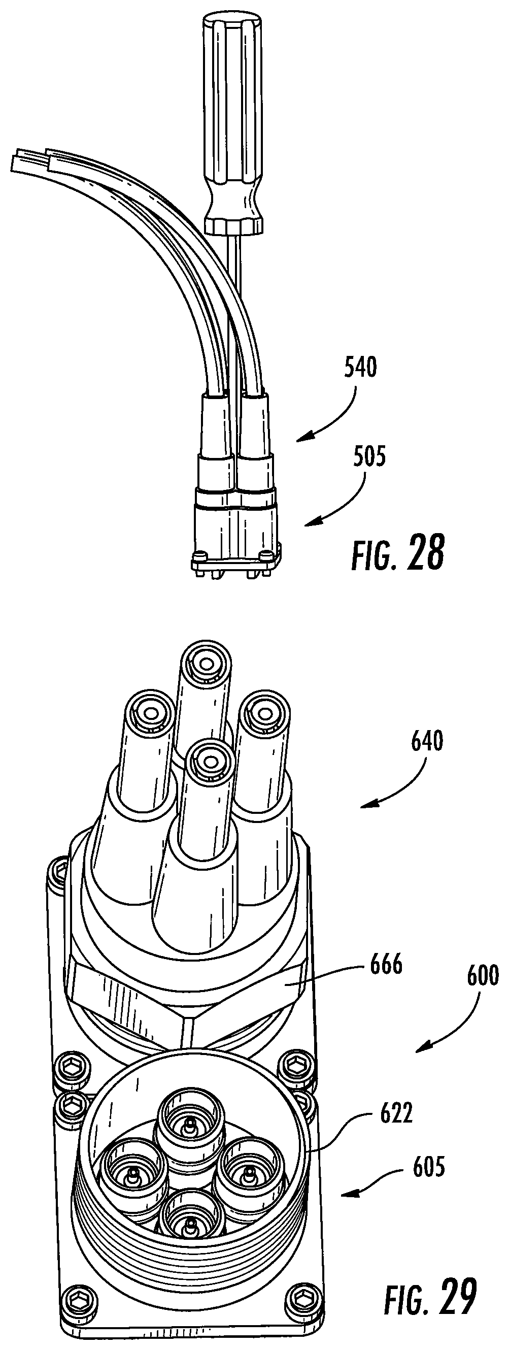 Patent US11824316 Figure 12 – Ganged coaxial connector assembly