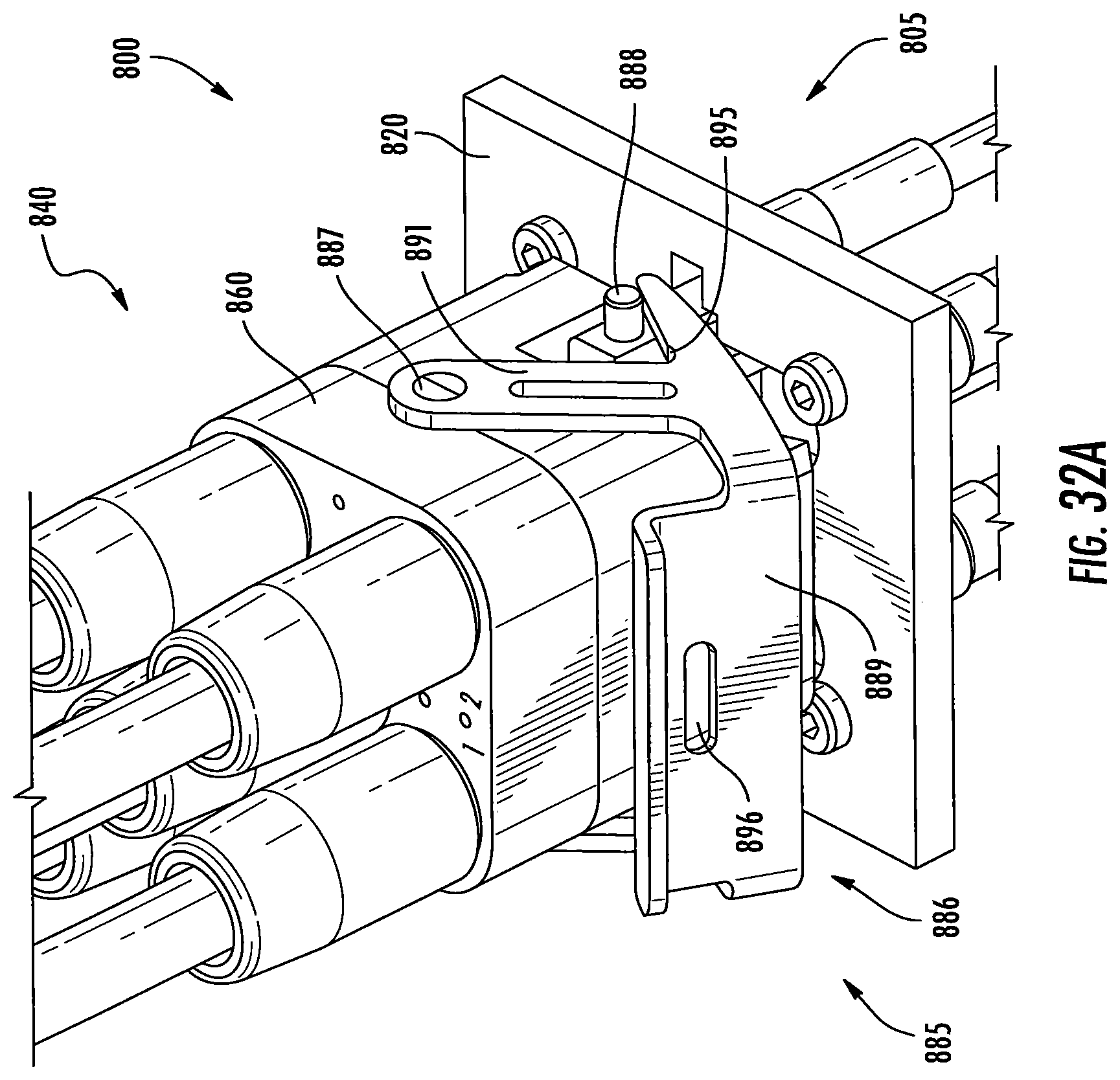 Patent US11824316 Figure 14 – Ganged coaxial connector assembly