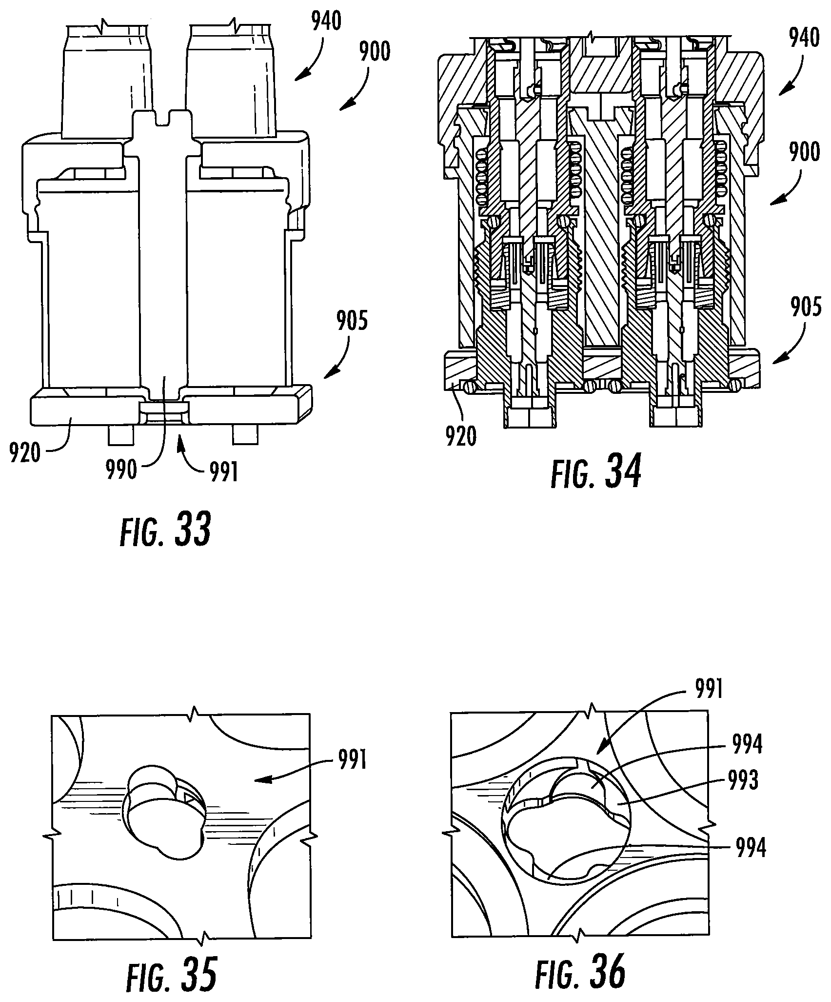 Patent US11824316 Figure 16 – Ganged coaxial connector assembly