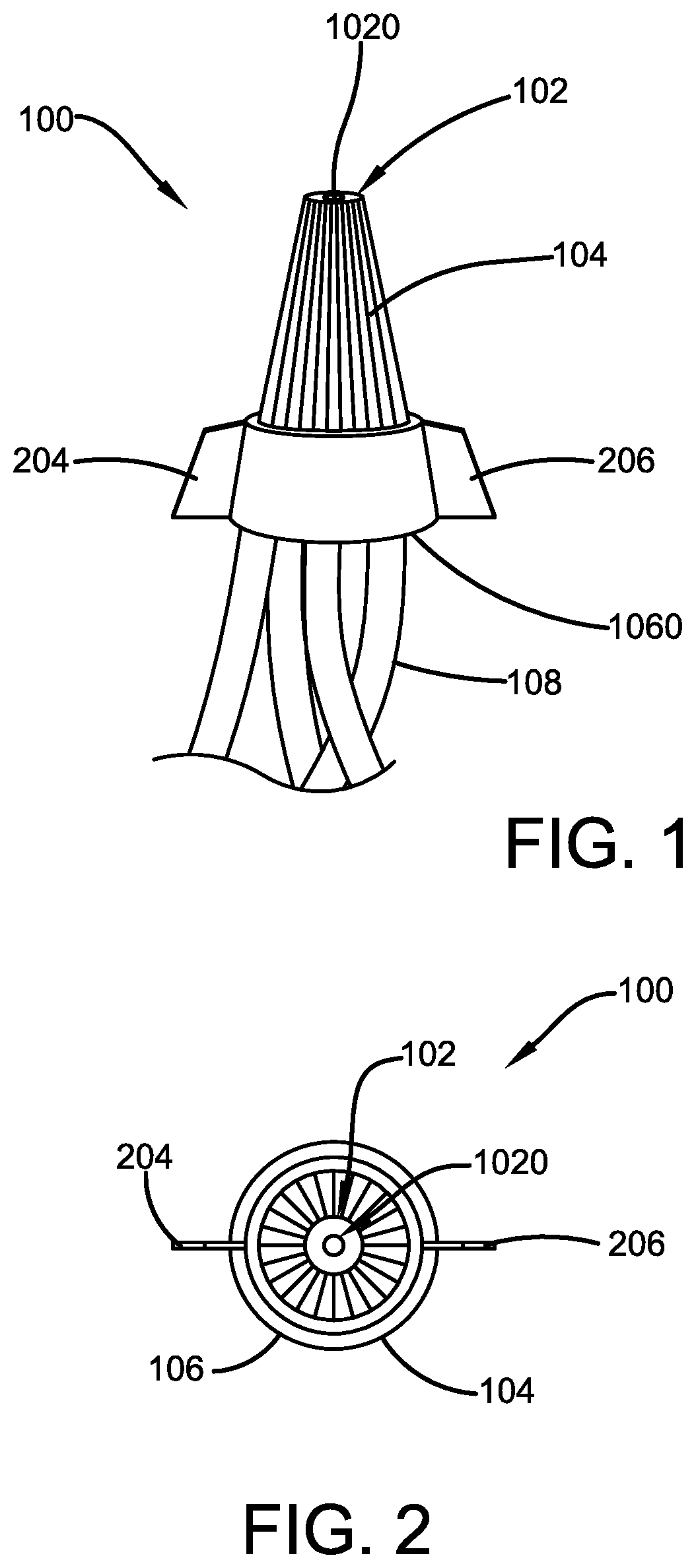 Patent US11824317 Figure 1 – Wire nut electrical connector