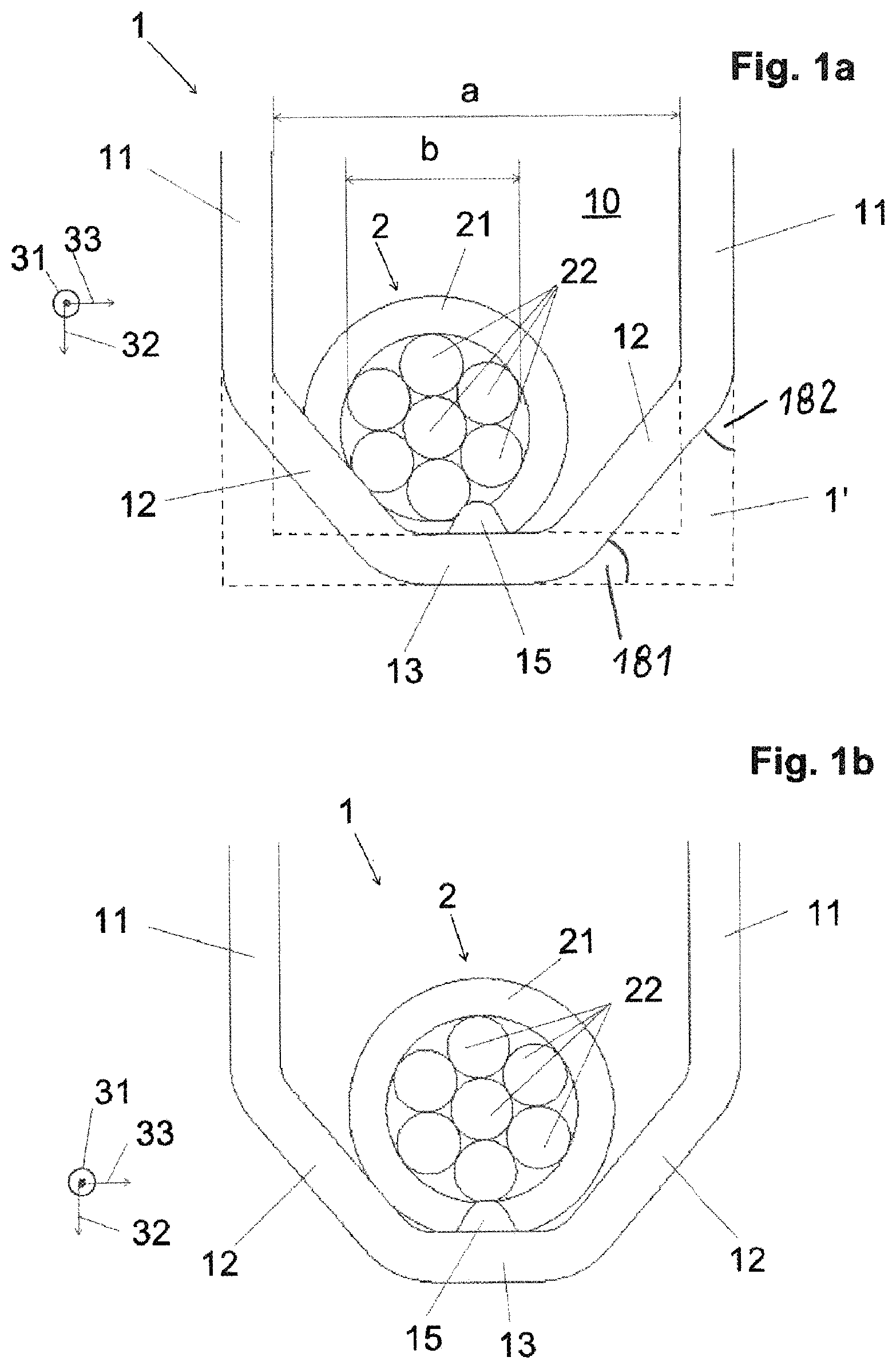 Patent US11824318 Figure 1 – Busbar and busbar assembly for an electrical conductor