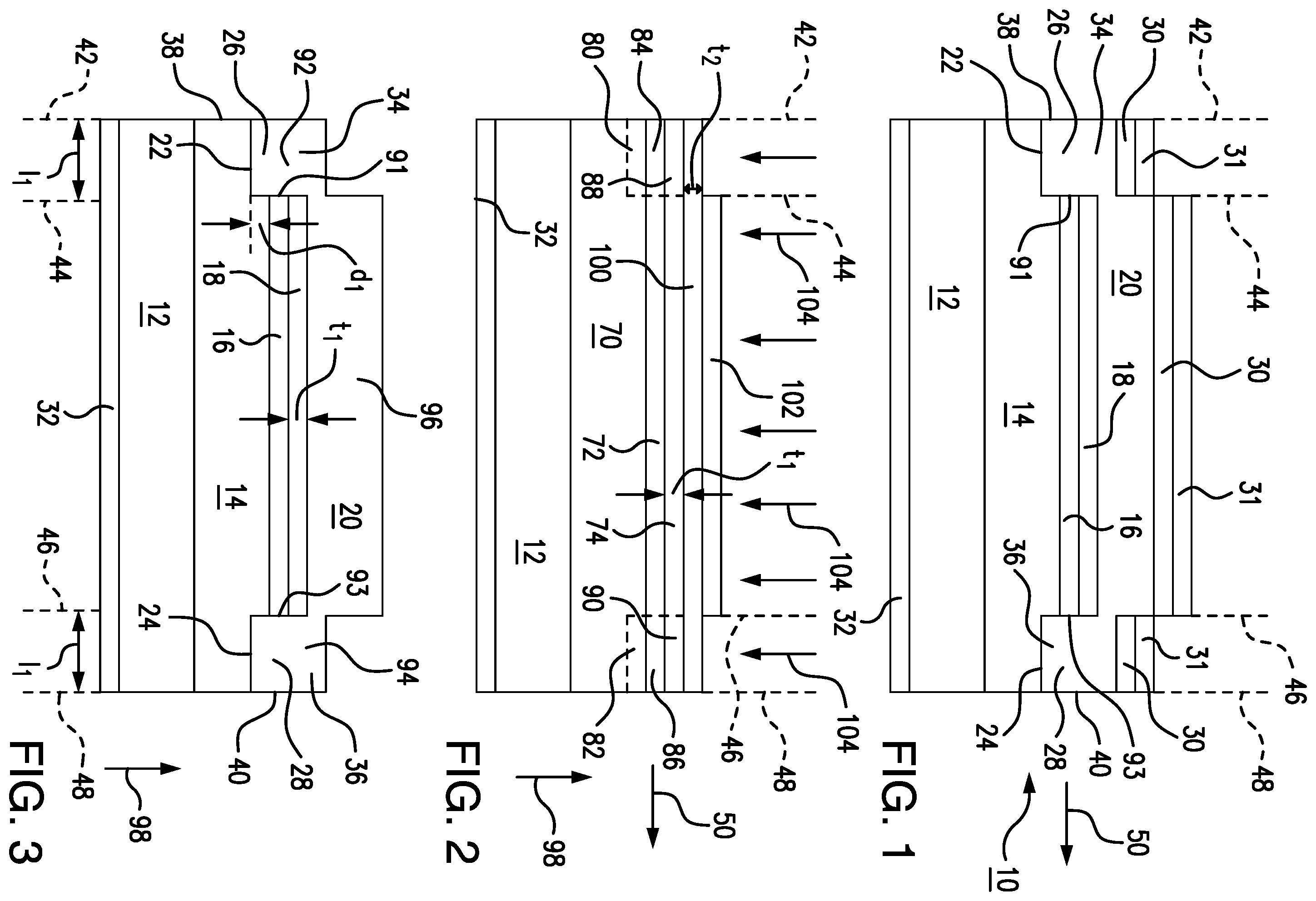 Patent US11824322 Figure 1 – Laser device with non-absorbing mirror, and method