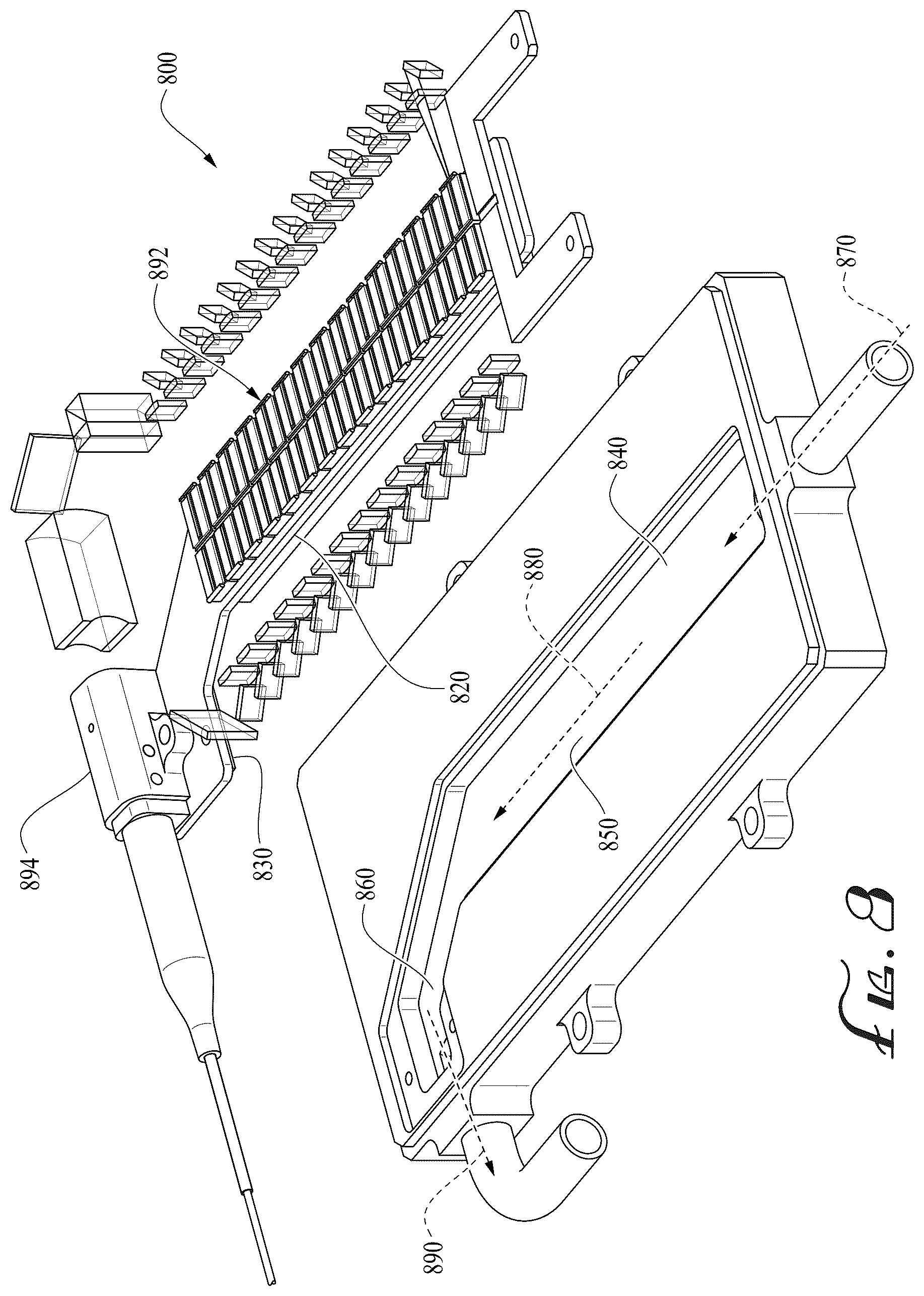 Patent US11824323 Figure 7 – Diode laser package for bidirectionally emitting semiconductor laser devices
