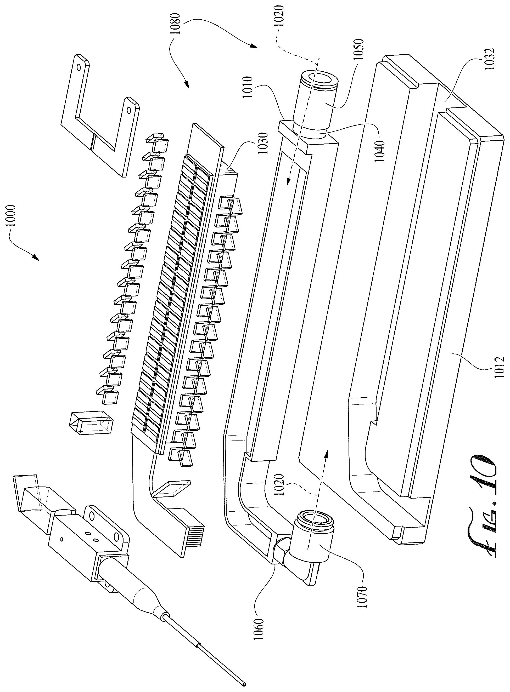 Patent US11824323 Figure 9 – Diode laser package for bidirectionally emitting semiconductor laser devices