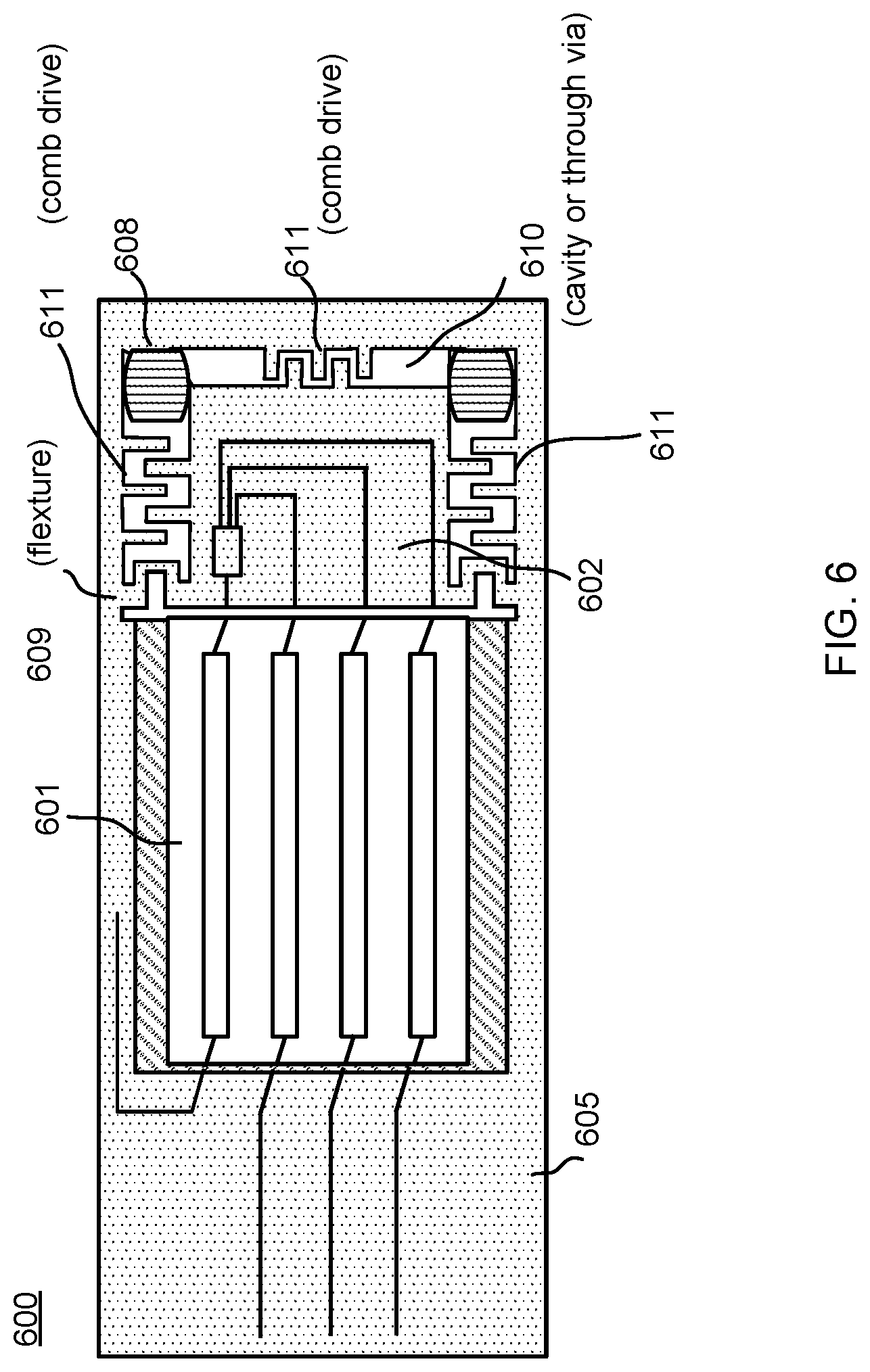 Patent US11824327 Figure 5 – Silicon-assisted packaging of high power integrated SOA array