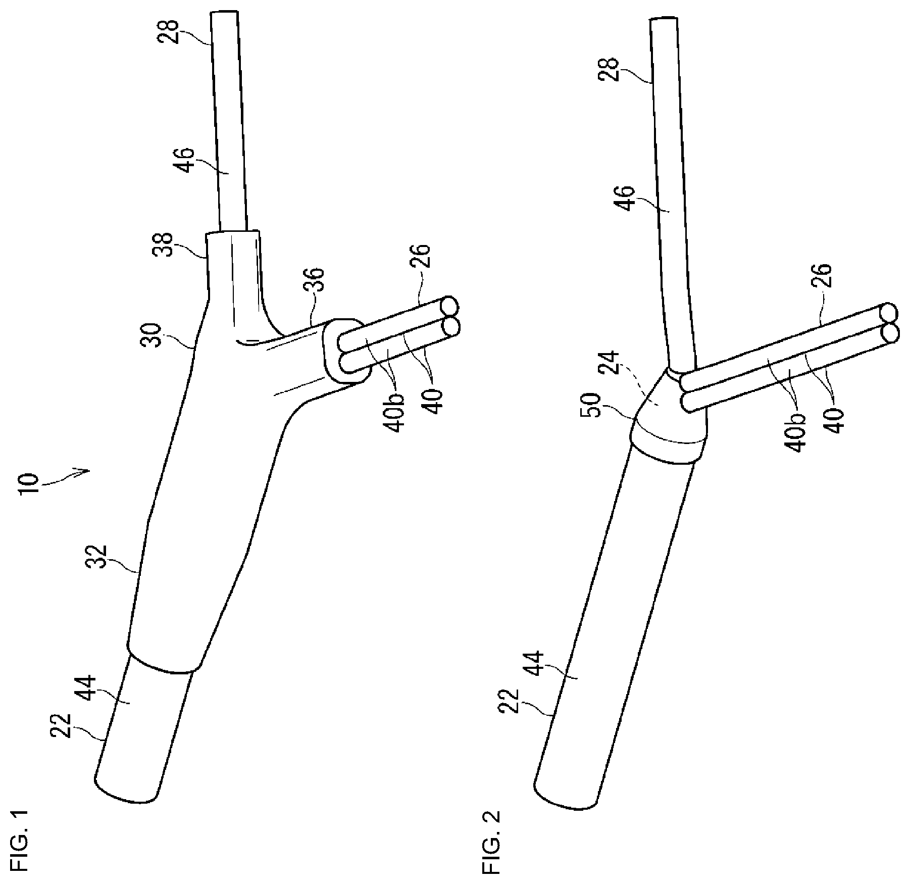 Patent US11824334 — Wiring member — Figure 1
