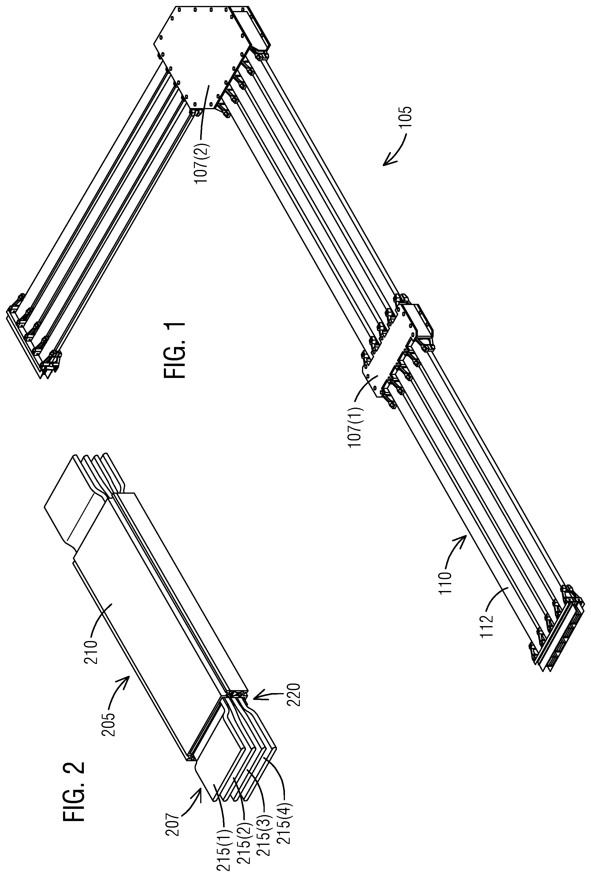 Patent US11824336 Figure 1 – Outdoor busway system having protected conductor sections