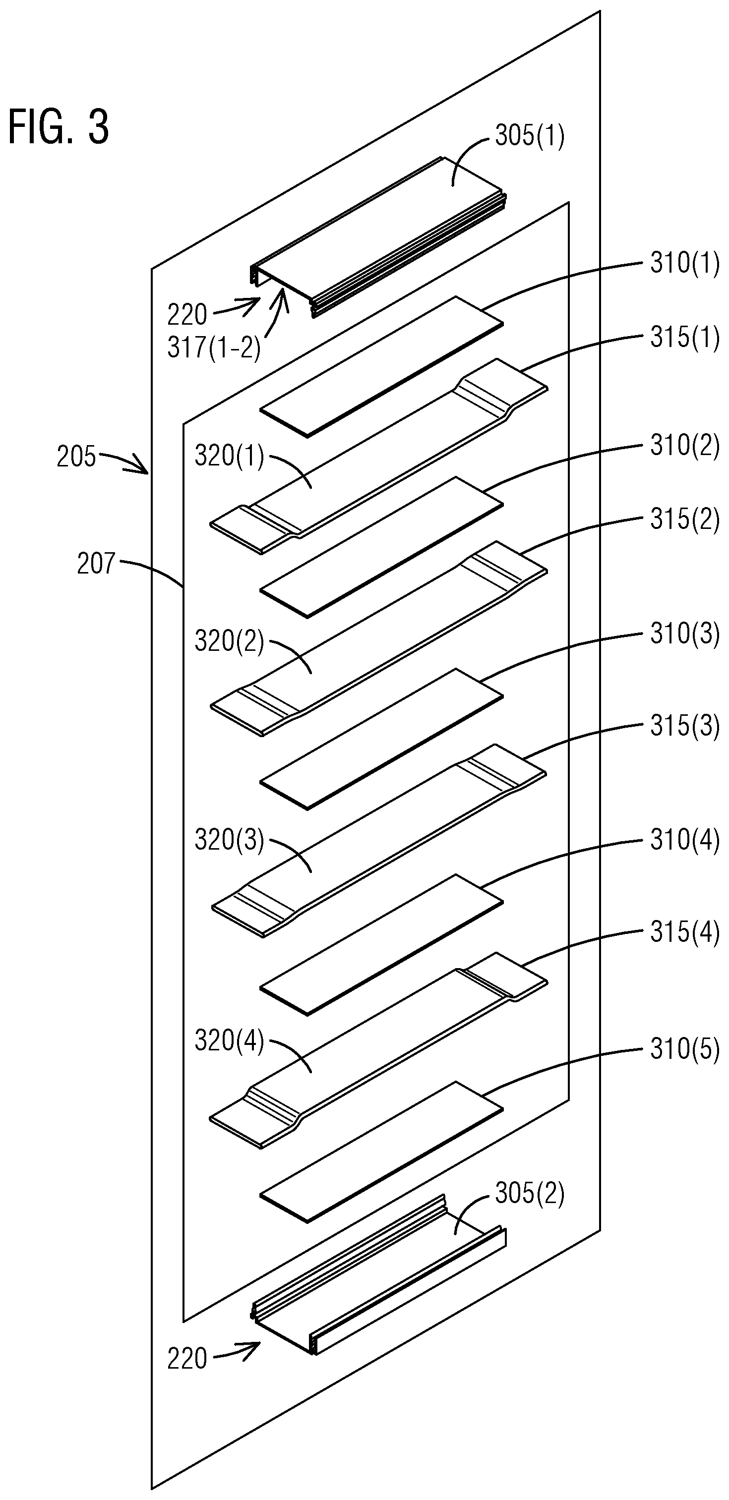 Patent US11824336 Figure 2 – Outdoor busway system having protected conductor sections