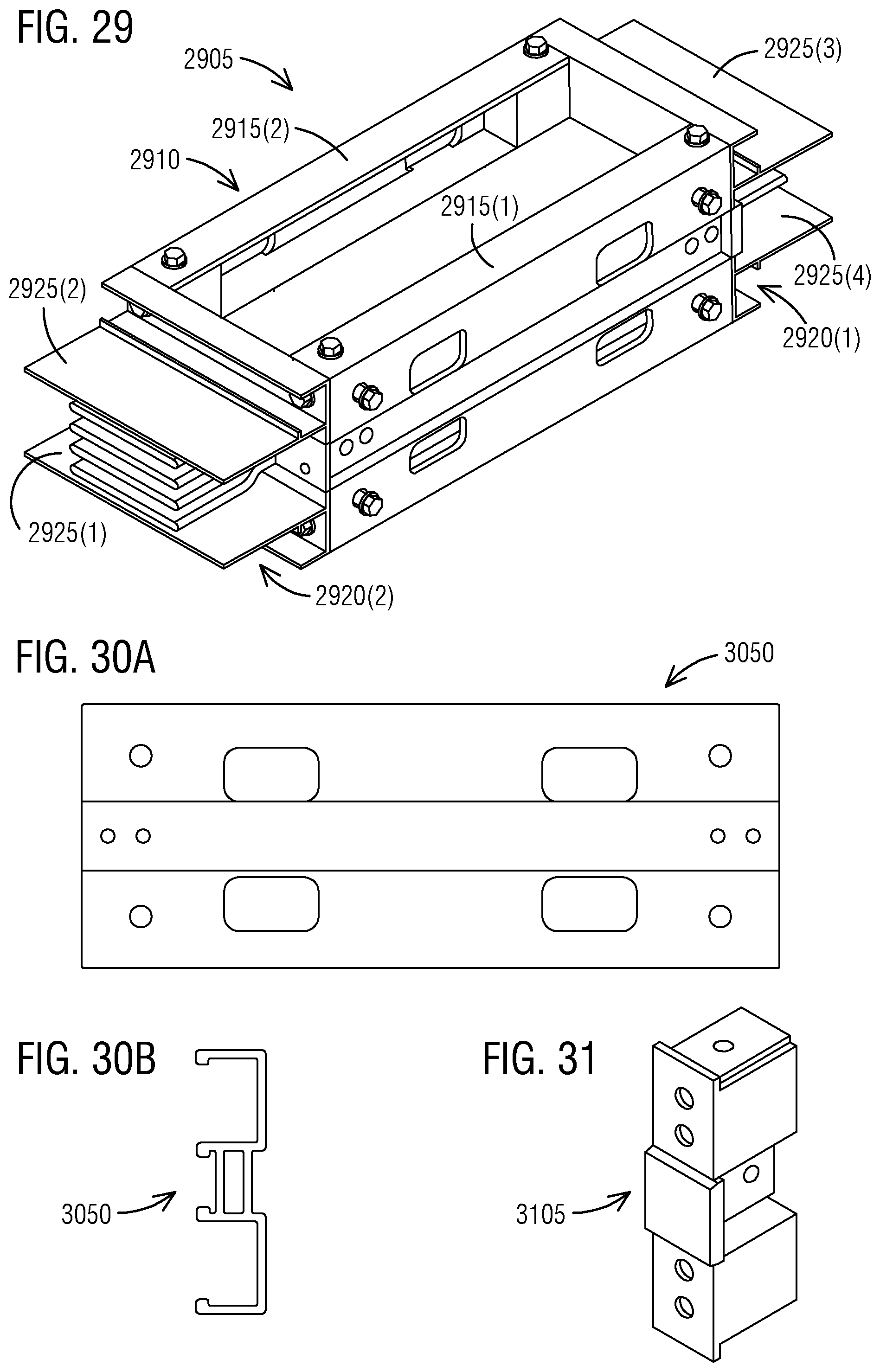 Patent US11824336 Figure 14 – Outdoor busway system having protected conductor sections