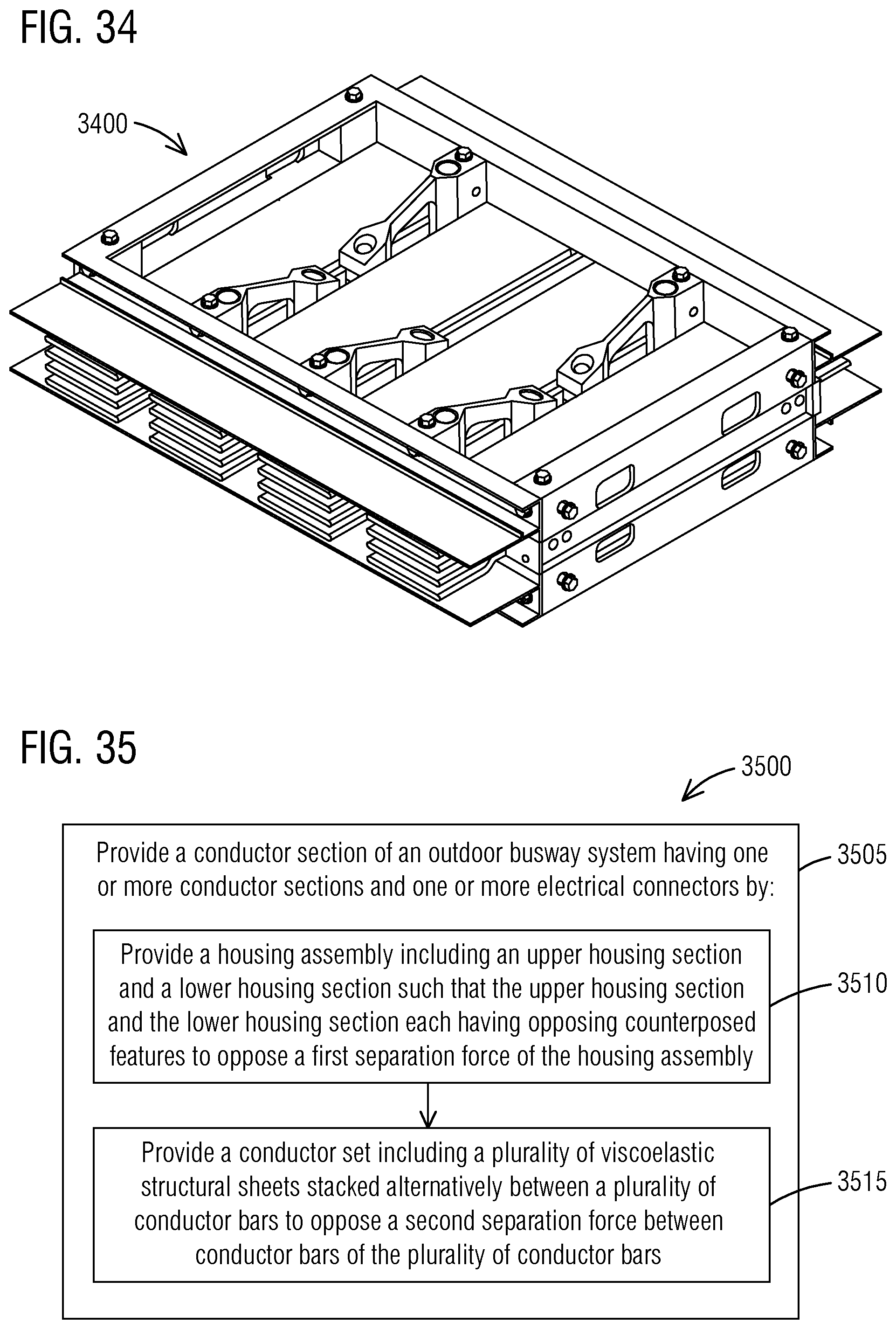 Patent US11824336 Figure 16 – Outdoor busway system having protected conductor sections