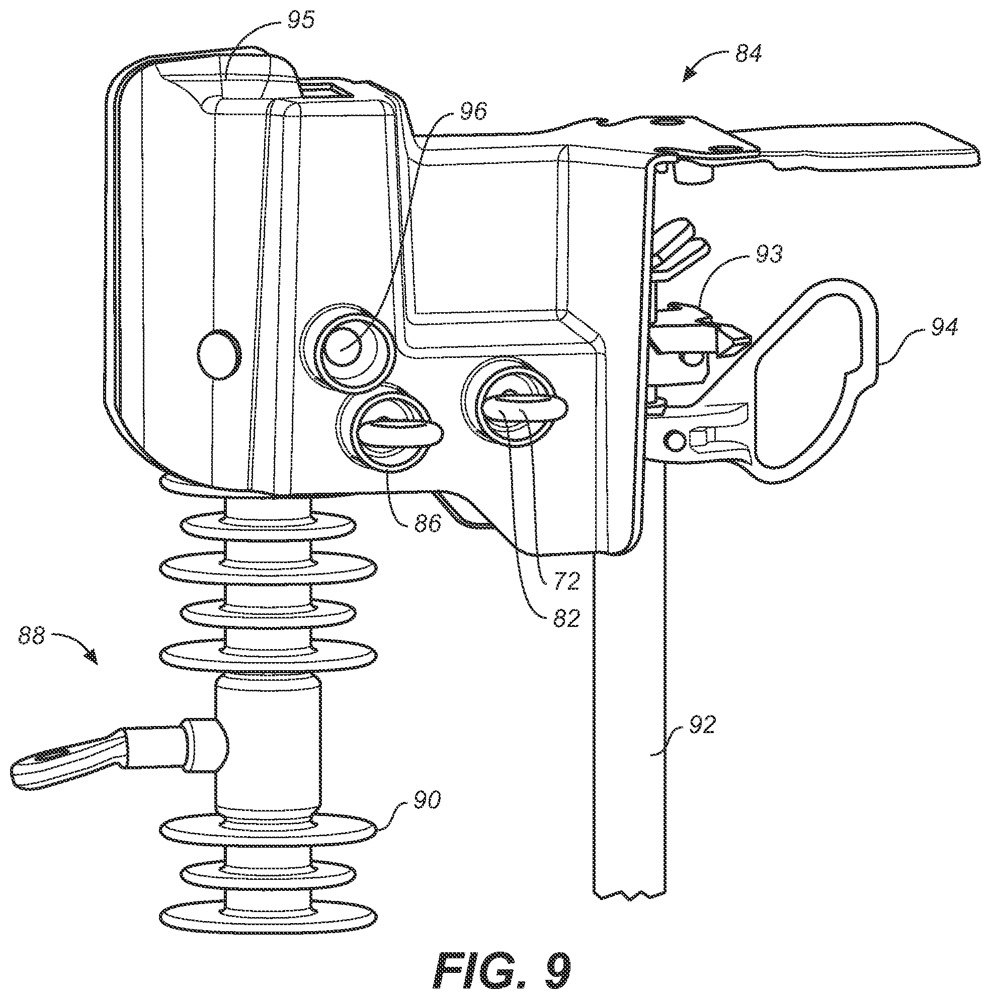 Patent US11824341 Figure 6 – High voltage conductor cover with fenders over retaining pin holes