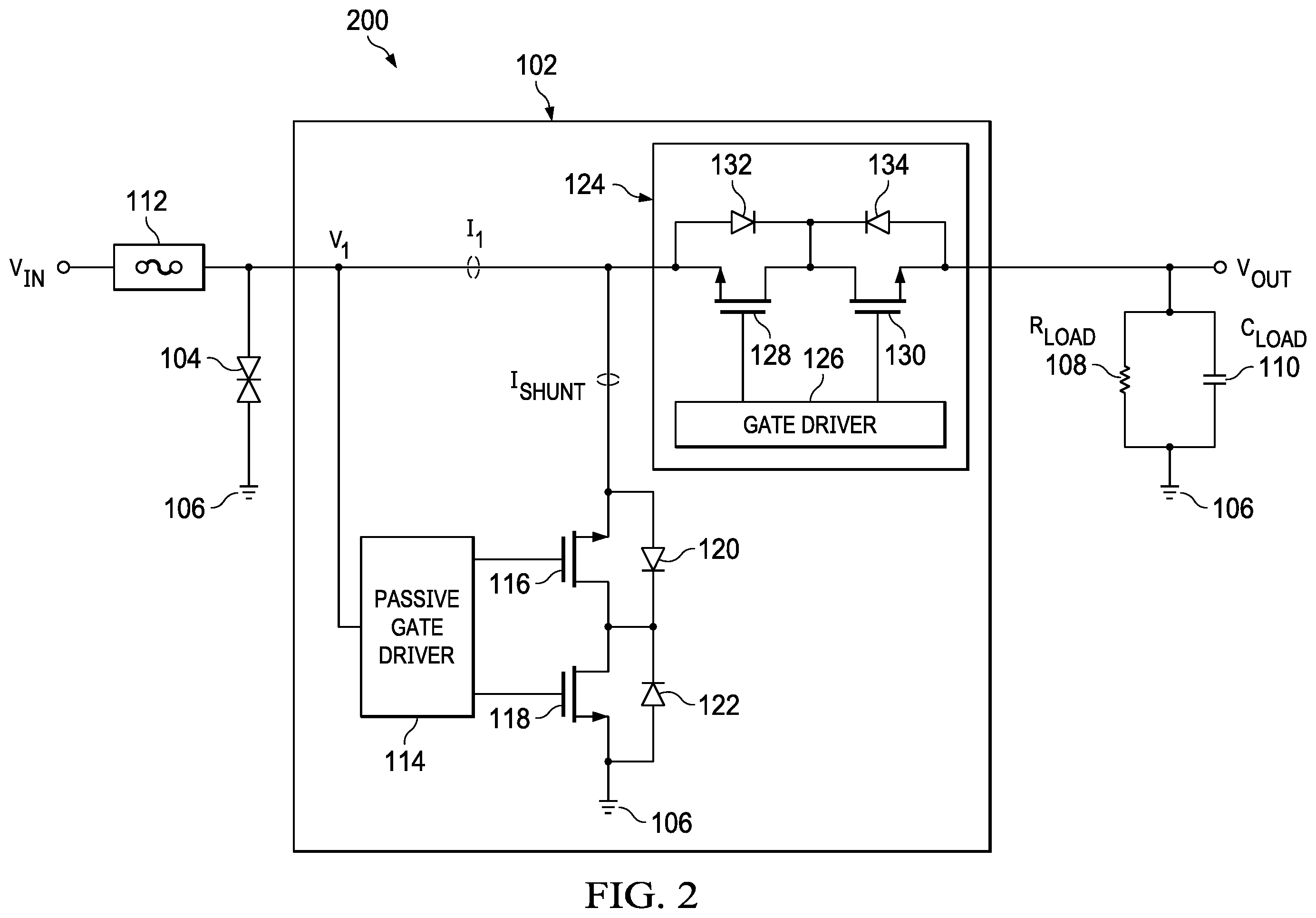 Patent US11824345 Figure 2 – Methods and apparatus to improve performance of power path protection devices
