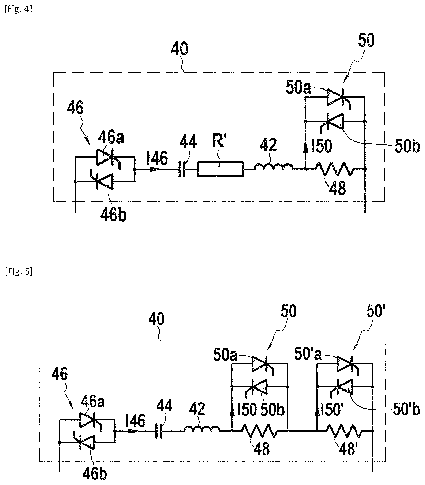 Patent US11824346 Figure 3 – Current cut-off device for high-voltage direct current with adaptive oscillatory circuit, and control method