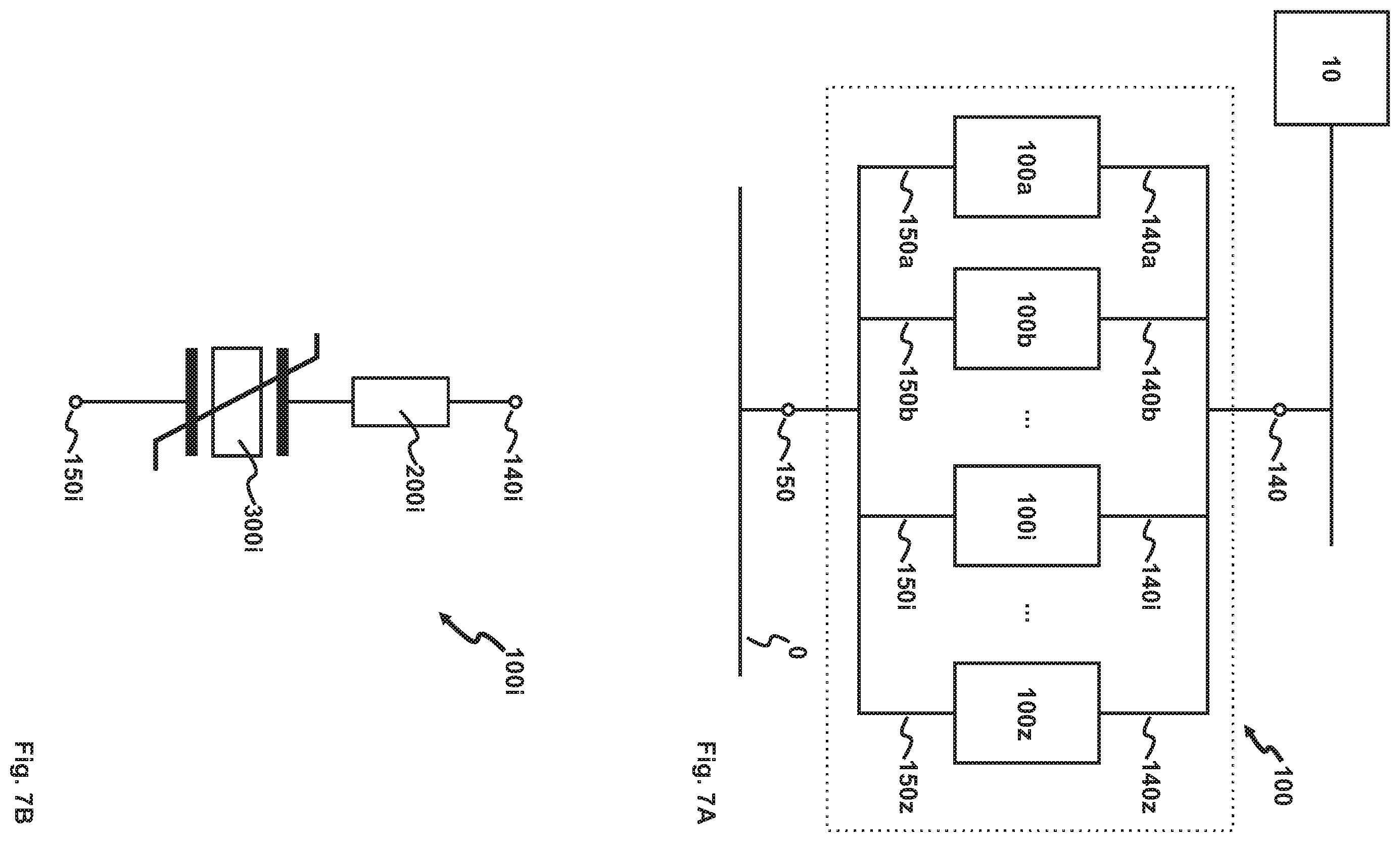 Patent US11824347 Figure 4 – Electrostatic discharge (ESD) protection circuits
