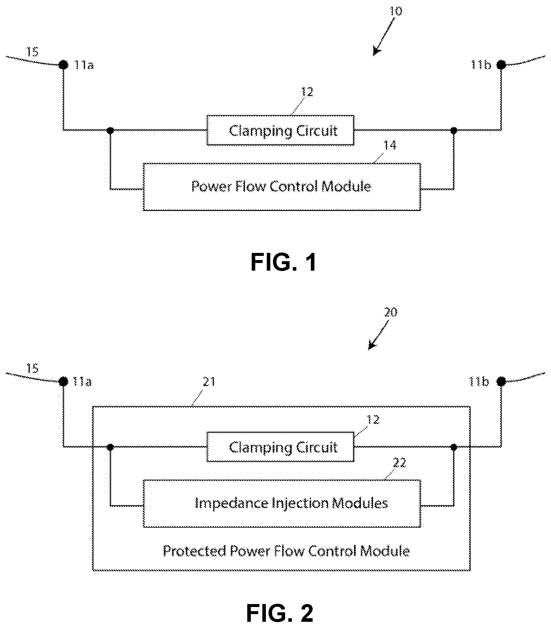 Patent US11824350 Figure 1 – Clamping circuit for protecting FACTs