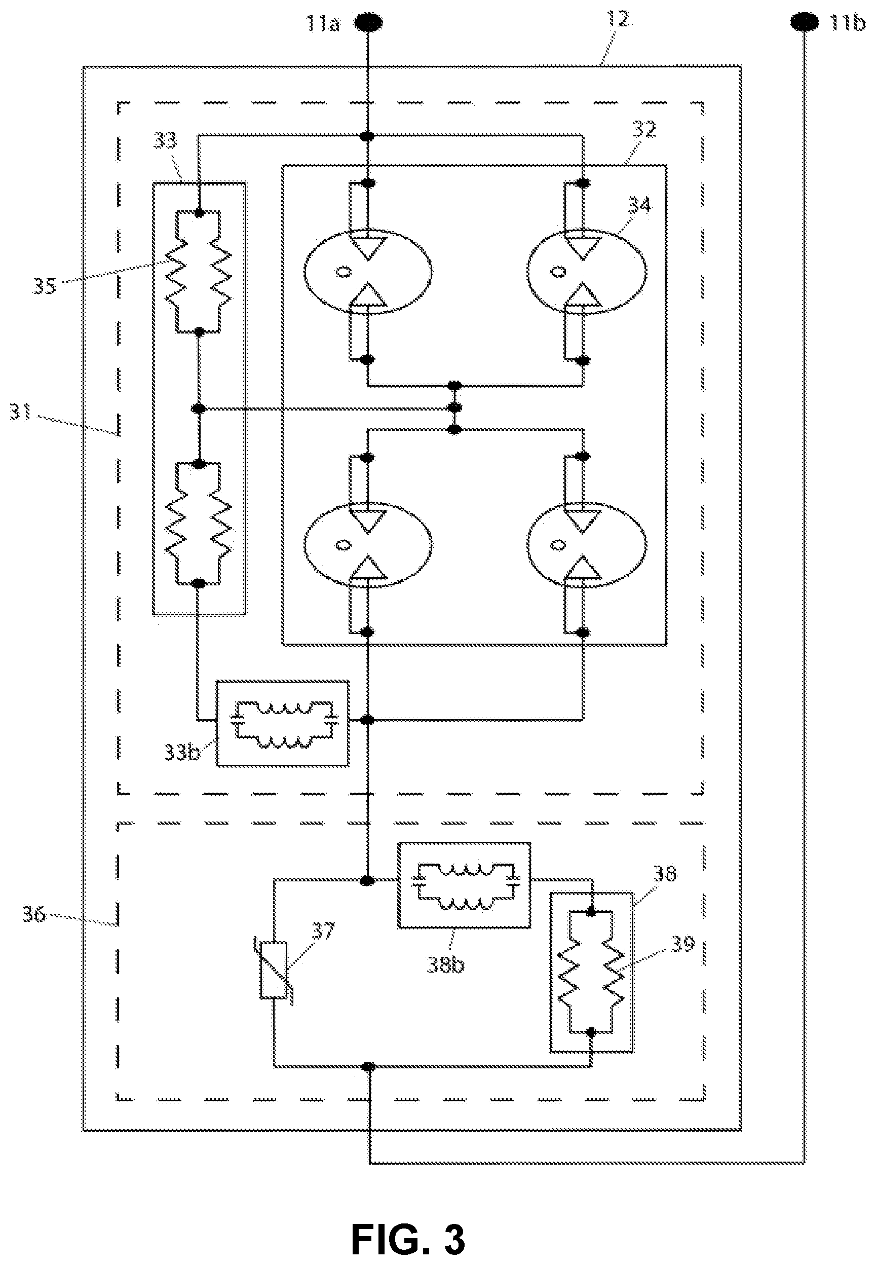 Patent US11824350 Figure 2 – Clamping circuit for protecting FACTs