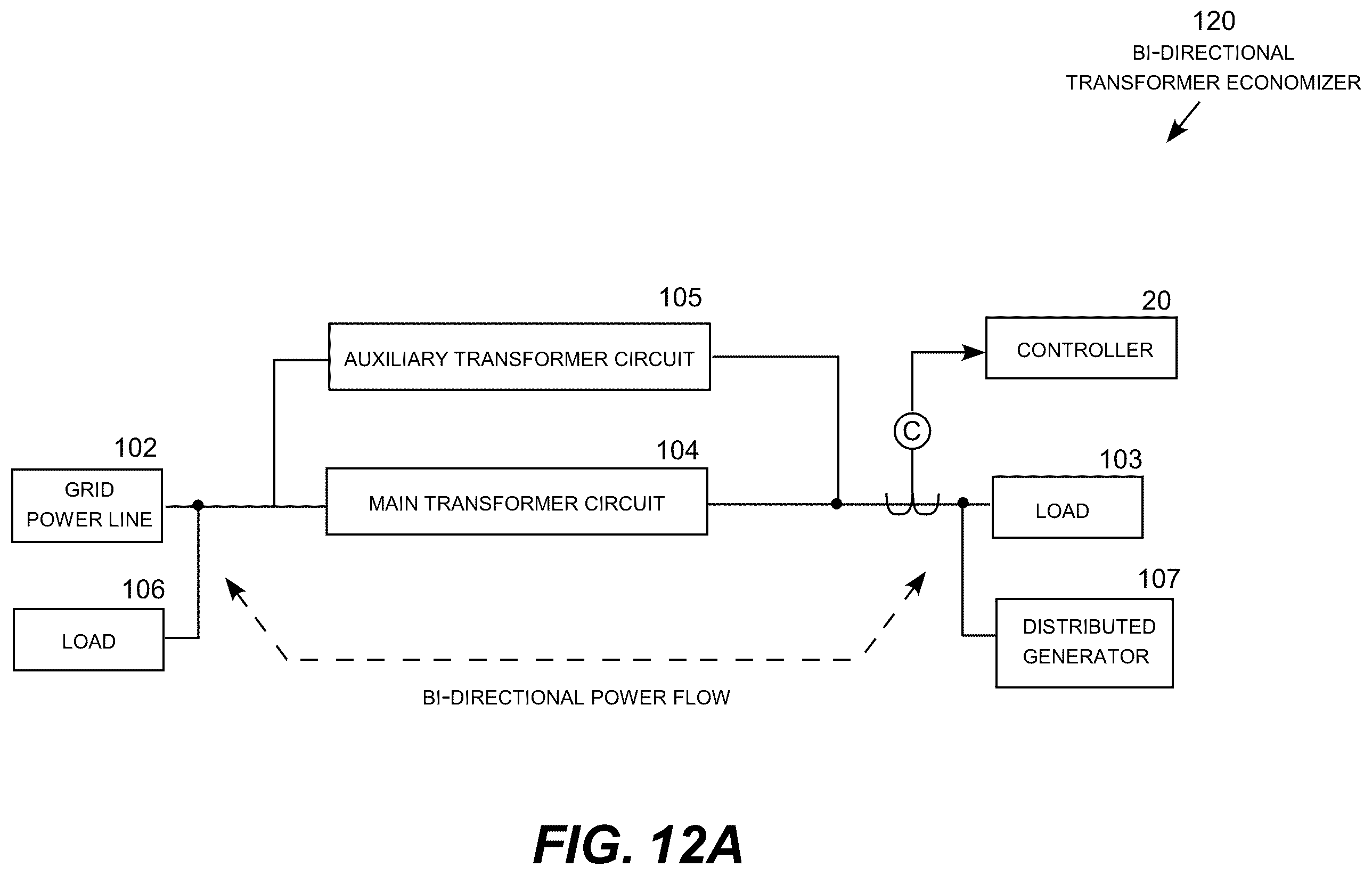 Patent US11824358 Figure 13 – Transformer economizer