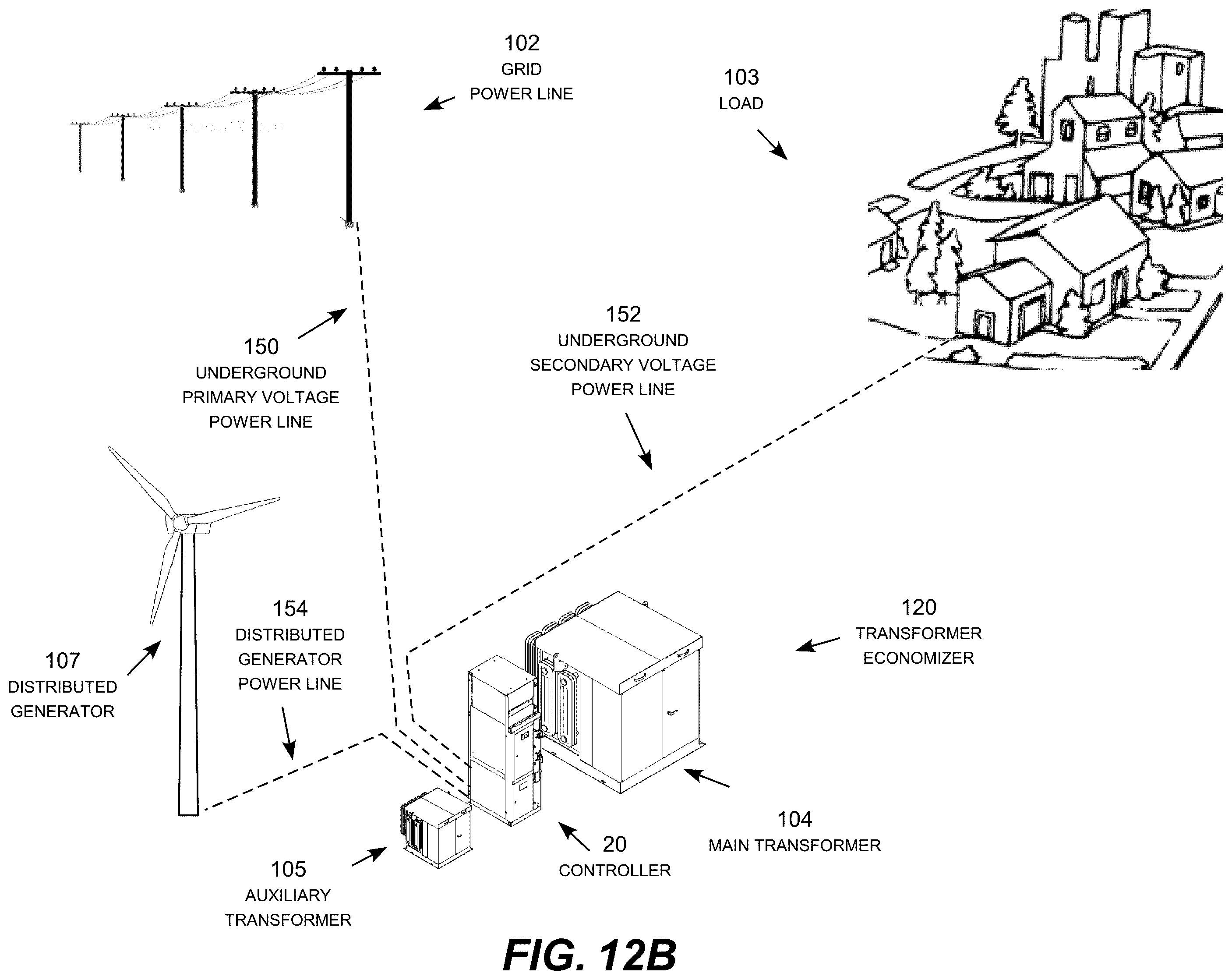 Patent US11824358 Figure 14 – Transformer economizer