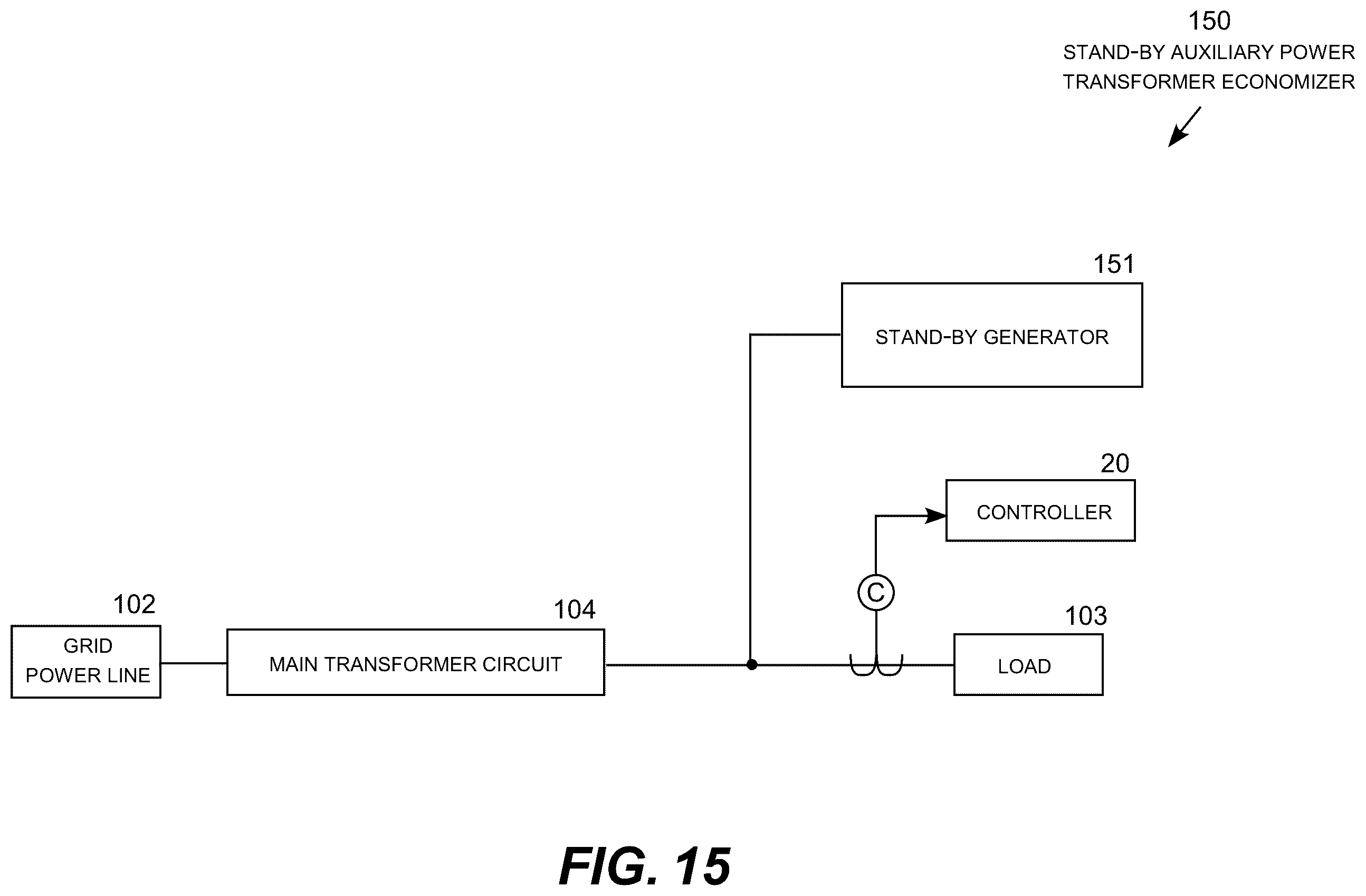 Patent US11824358 Figure 17 – Transformer economizer