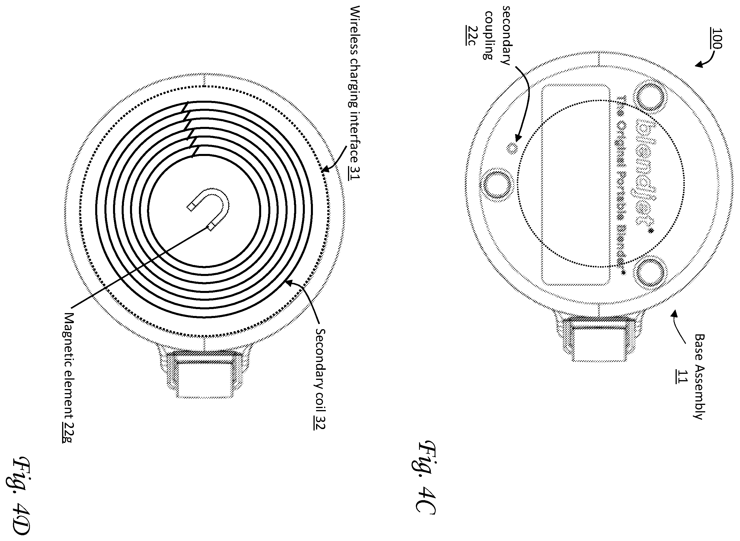 Patent US11824365 Figure 5 – Portable blender with wireless charging