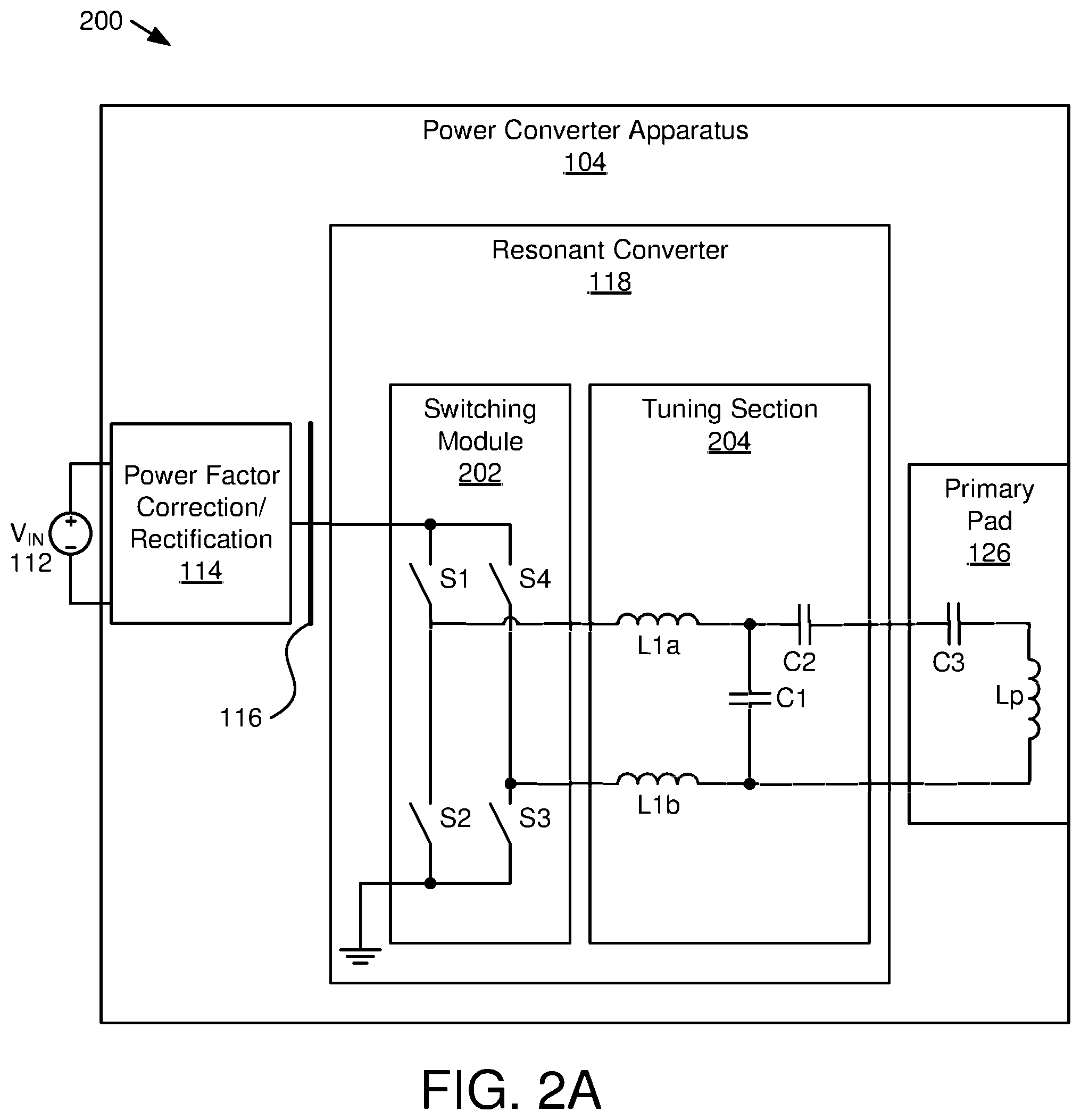 Patent US11824374 Figure 2 – Variable wireless power transfer system