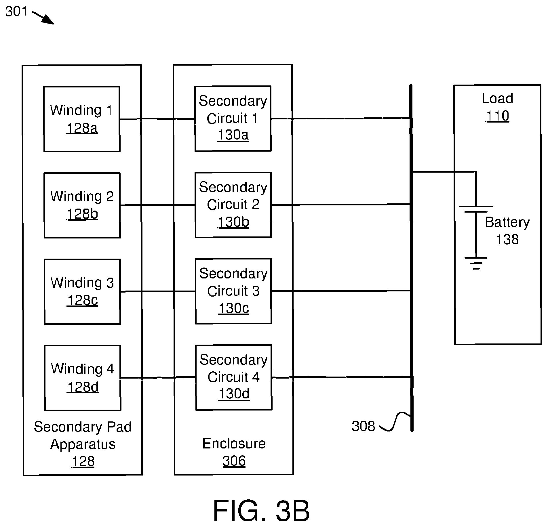 Patent US11824374 Figure 5 – Variable wireless power transfer system