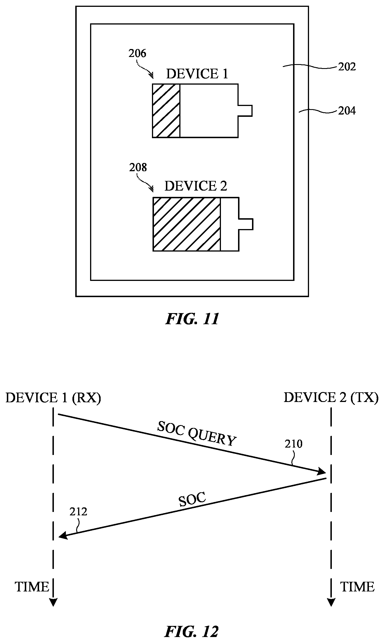 Patent US11824375 Figure 10 – State of charge information for a wireless power transmitting device