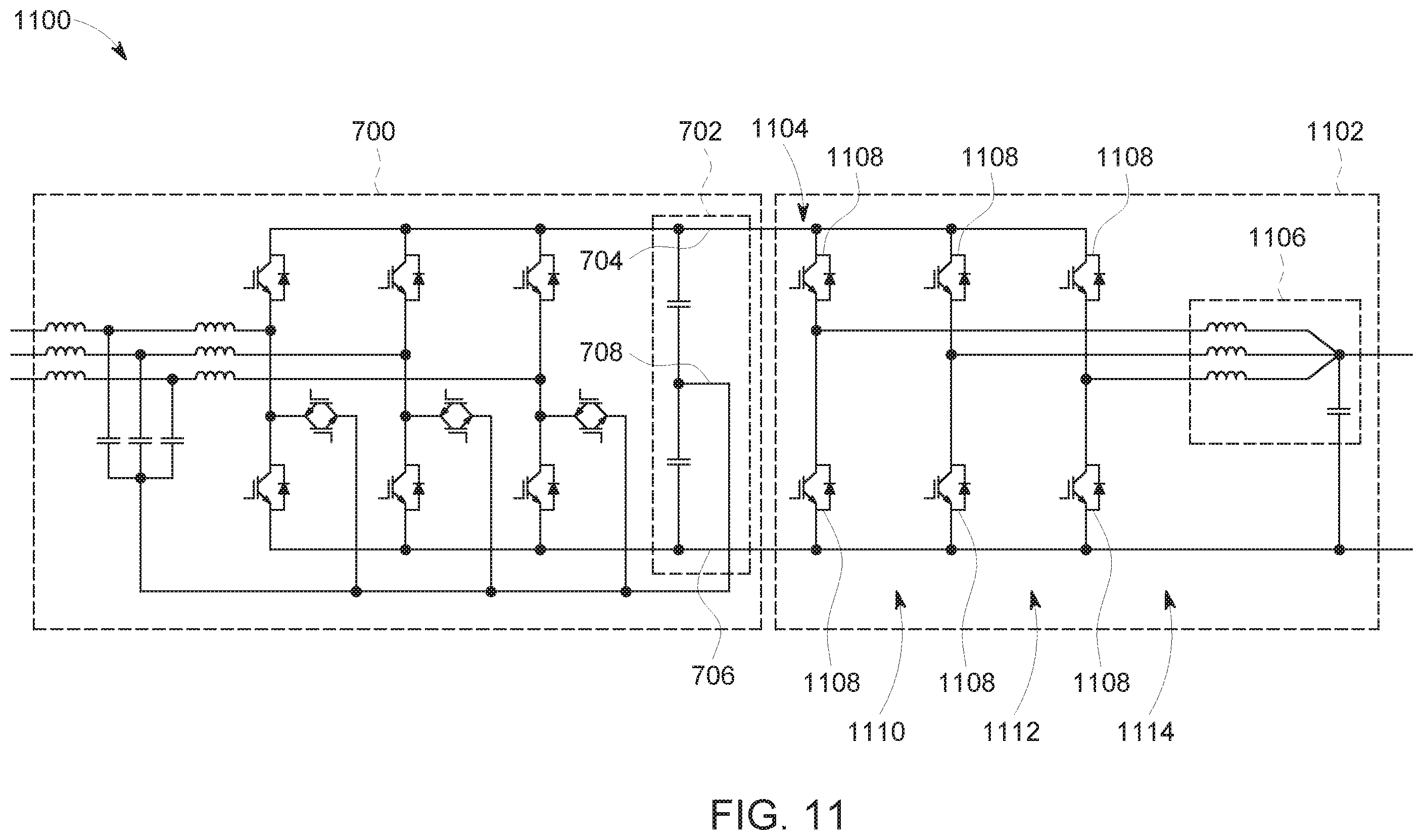 Patent US11824380 Figure 10 – DC fast charging station for electric vehicles