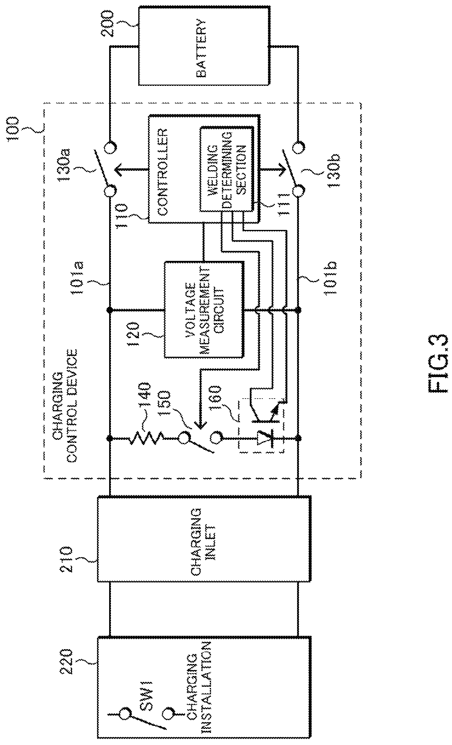 Patent US11824382 Figure 3 – Charging control device