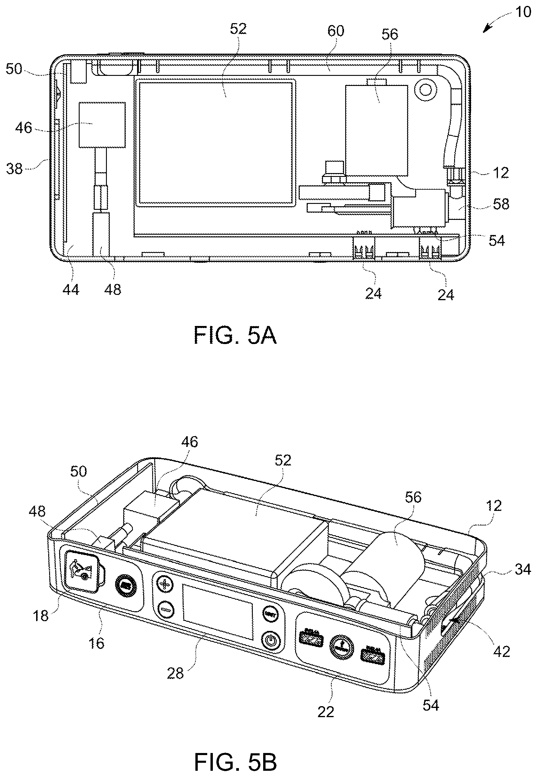 Patent US11824383 Figure 2 – Portable power charger with air compressor