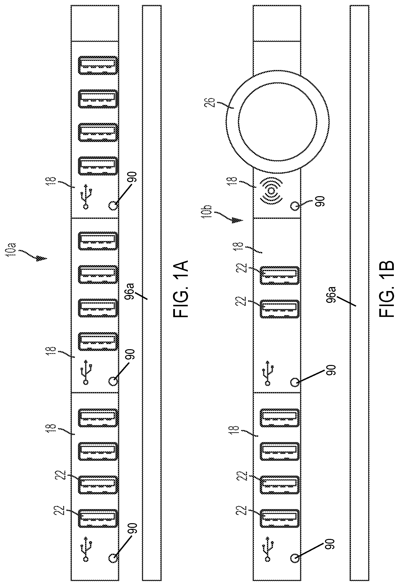 Patent US11824384 Figure 1 – Modular device charging system