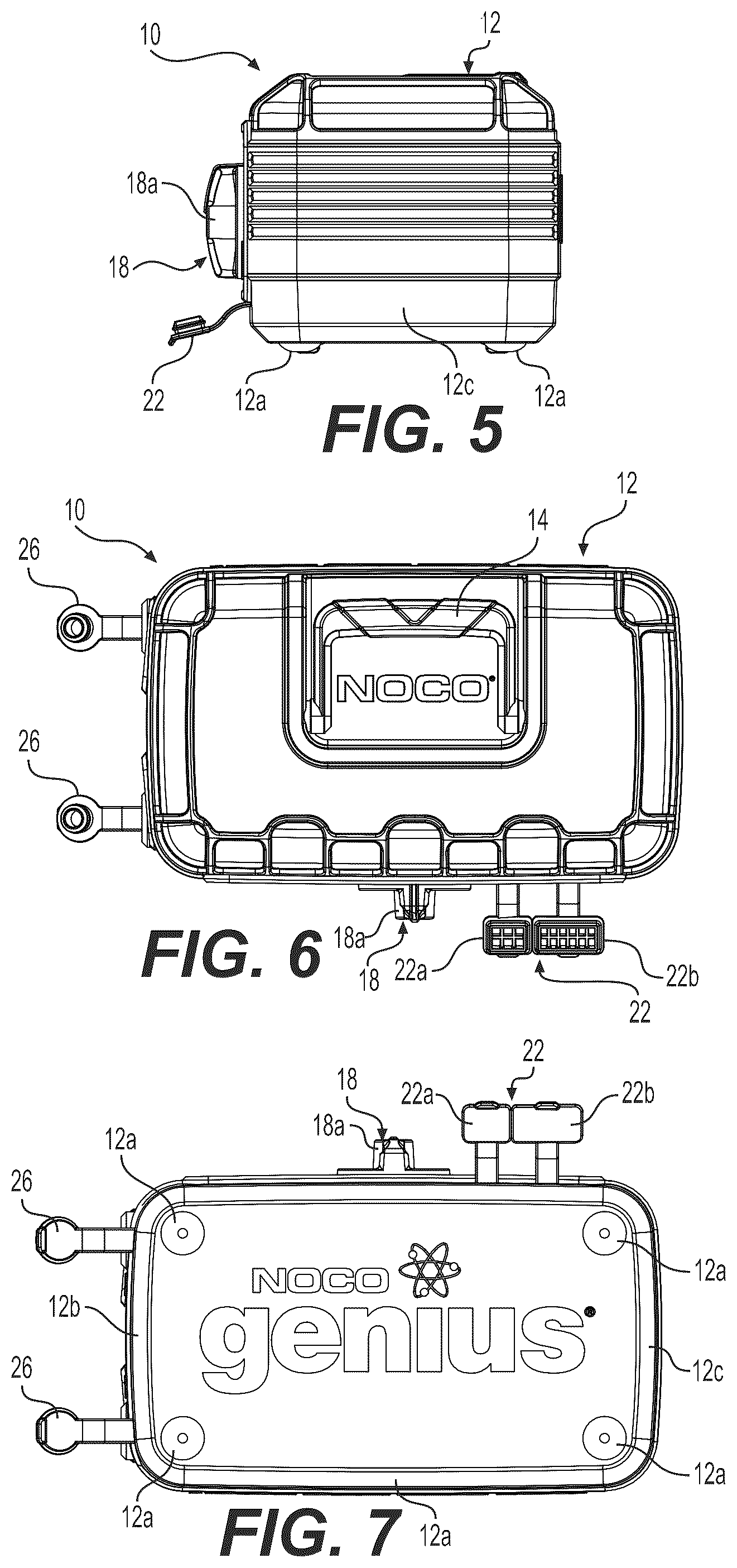 Patent US11824385 Figure 3 – Rechargeable battery jump starting device with leapfrog charging system