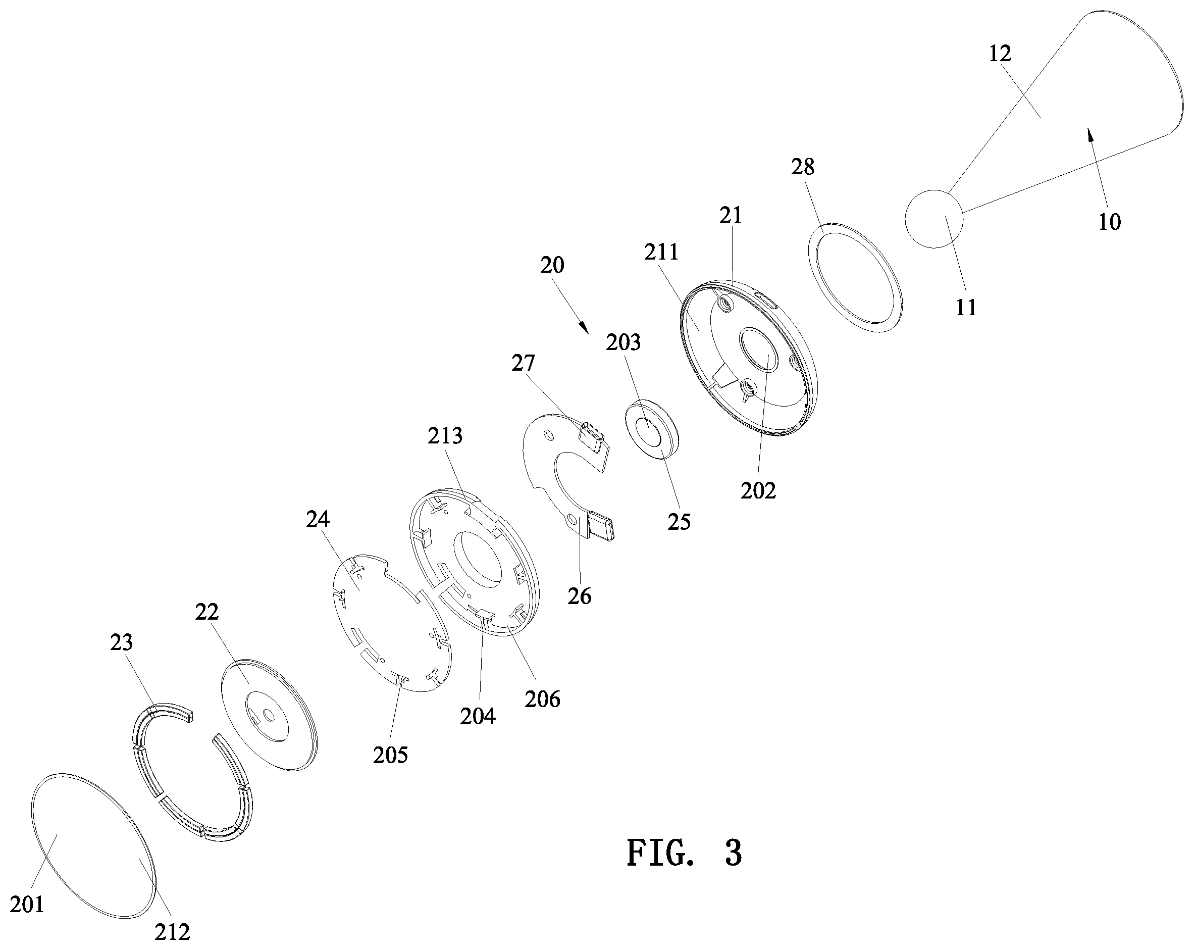 Patent US11824386 Figure 3 – Magnetic wireless charging holder