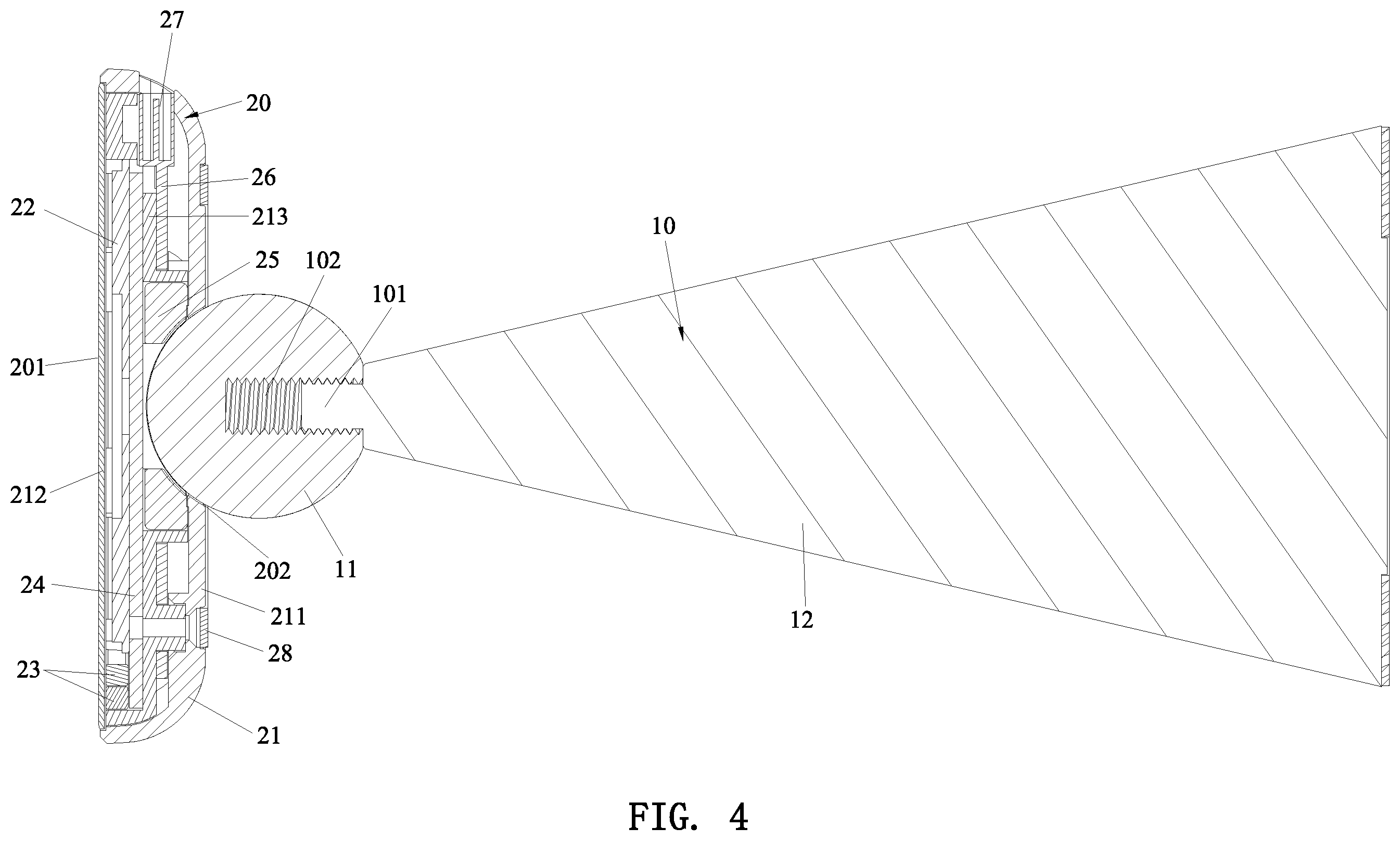 Patent US11824386 Figure 4 – Magnetic wireless charging holder