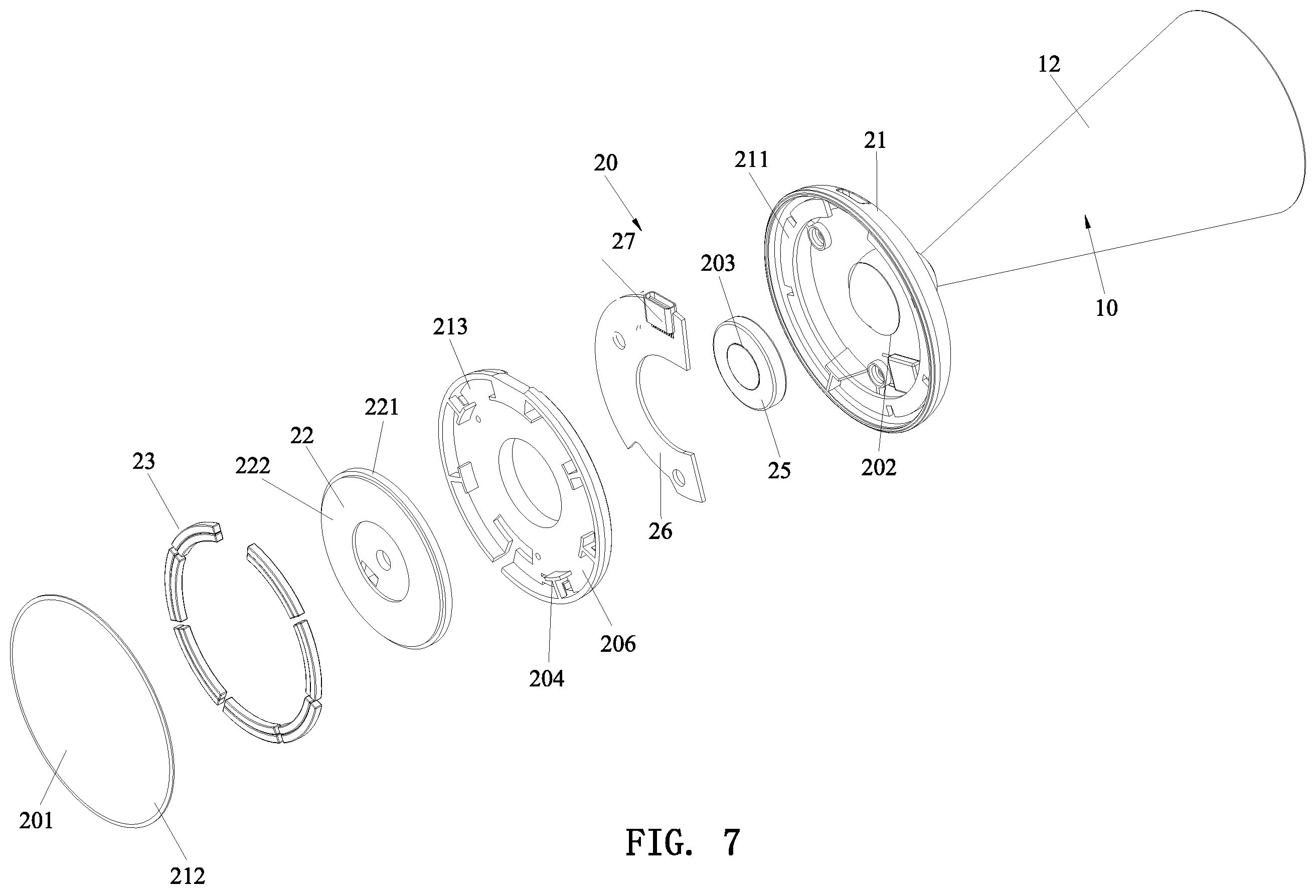 Patent US11824386 Figure 7 – Magnetic wireless charging holder