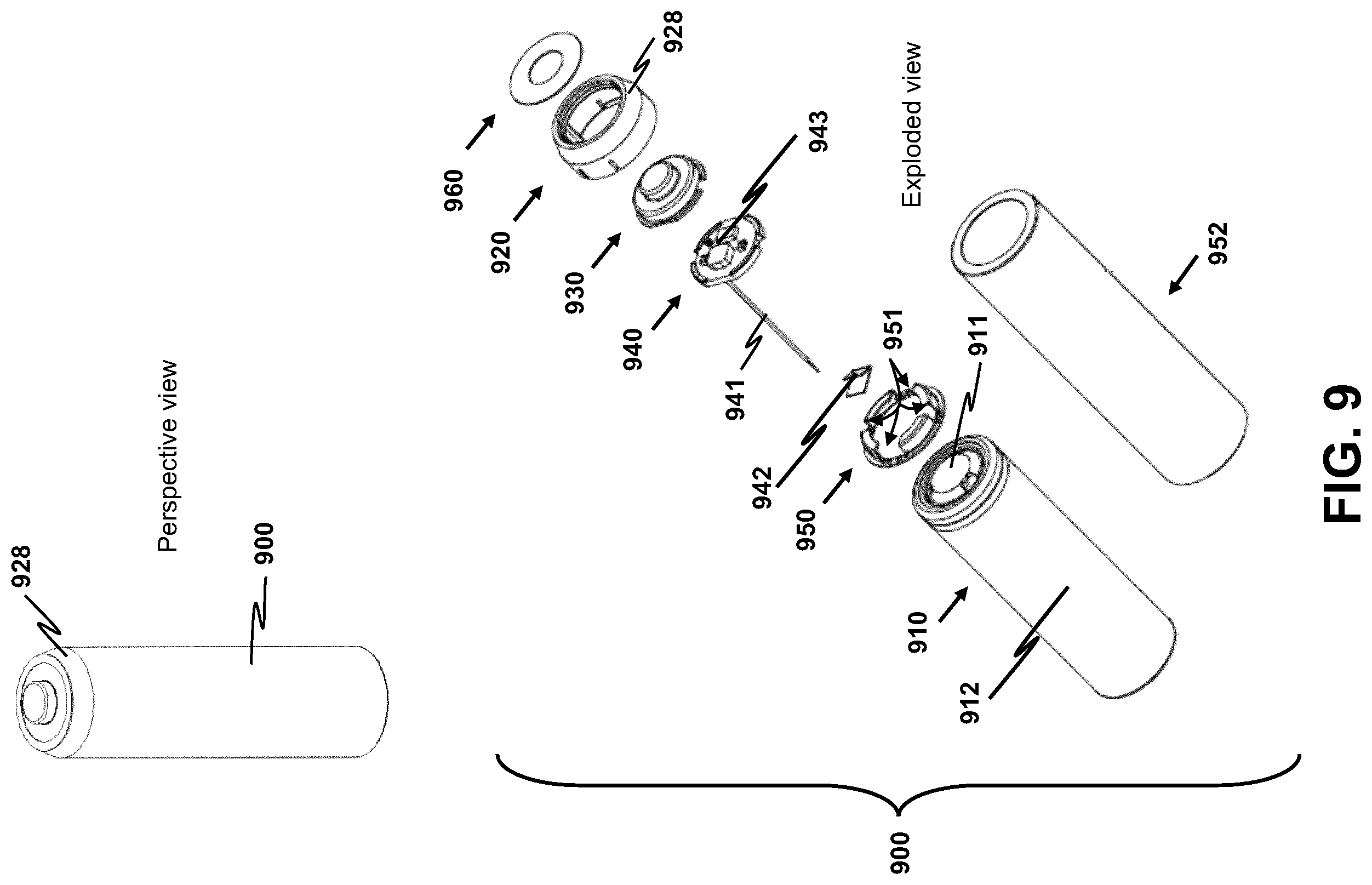 Patent US11824388 Figure 9 – Mechanical foolproof design of battery charger and rechargeable battery