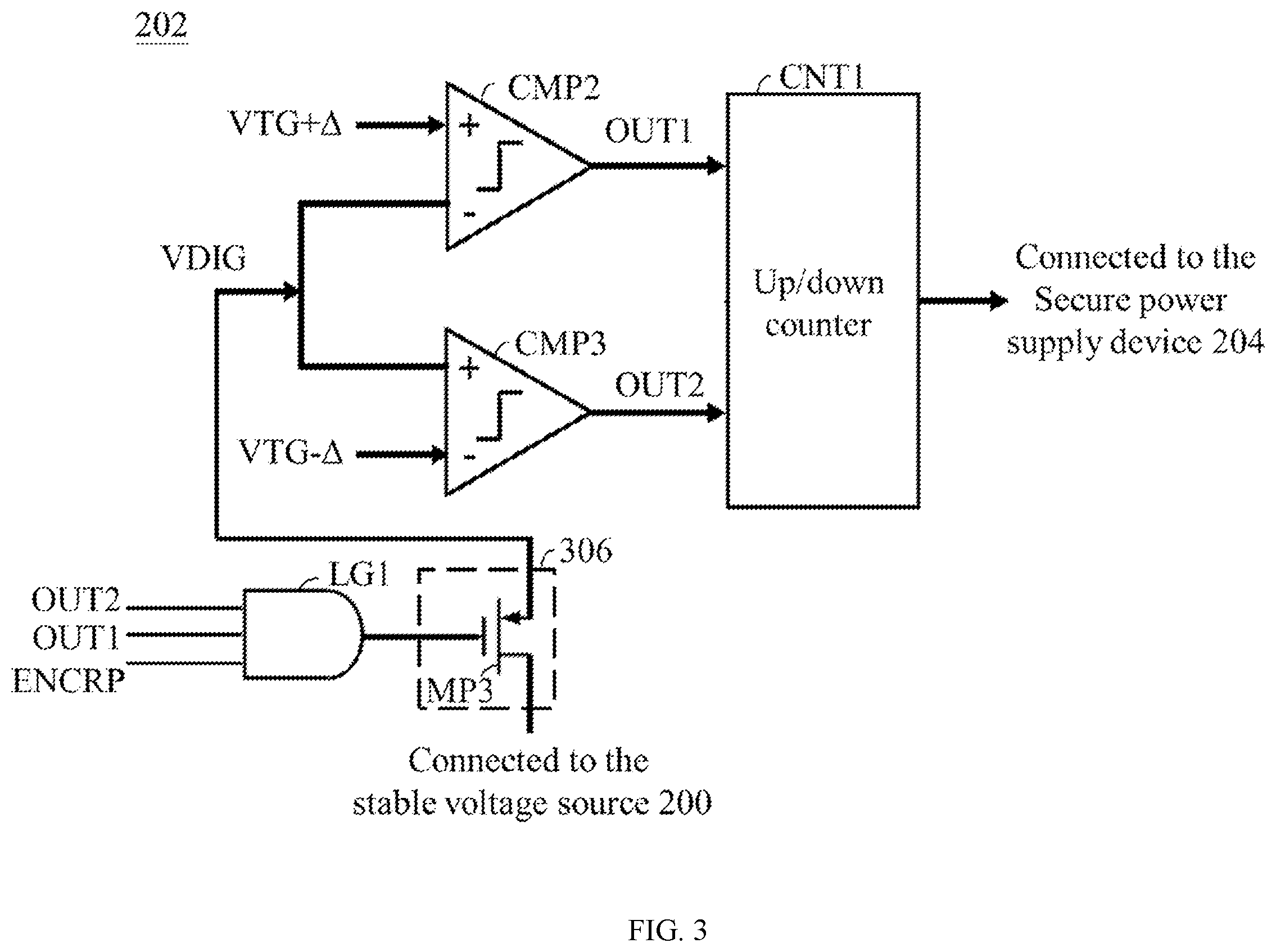 Patent US11824393 Figure 3 – Power supplying device, method and secure system