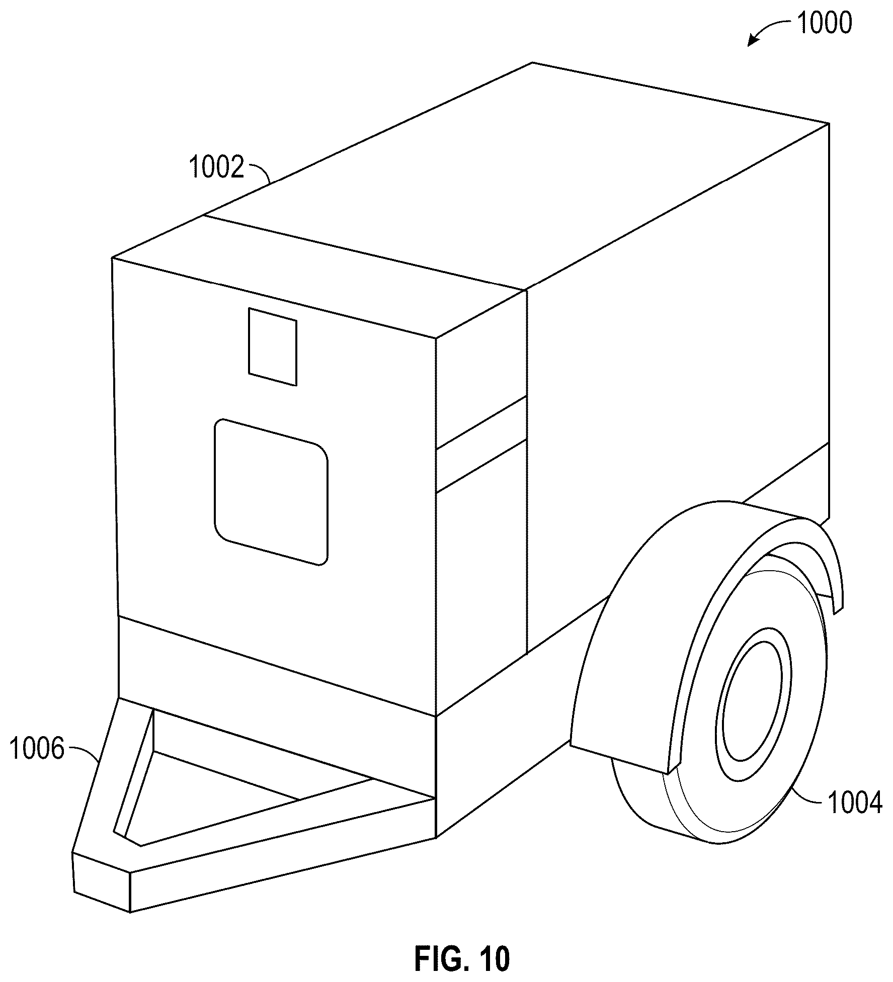 Patent US11824399 Figure 10 – Back-up generator and associated electric power systems